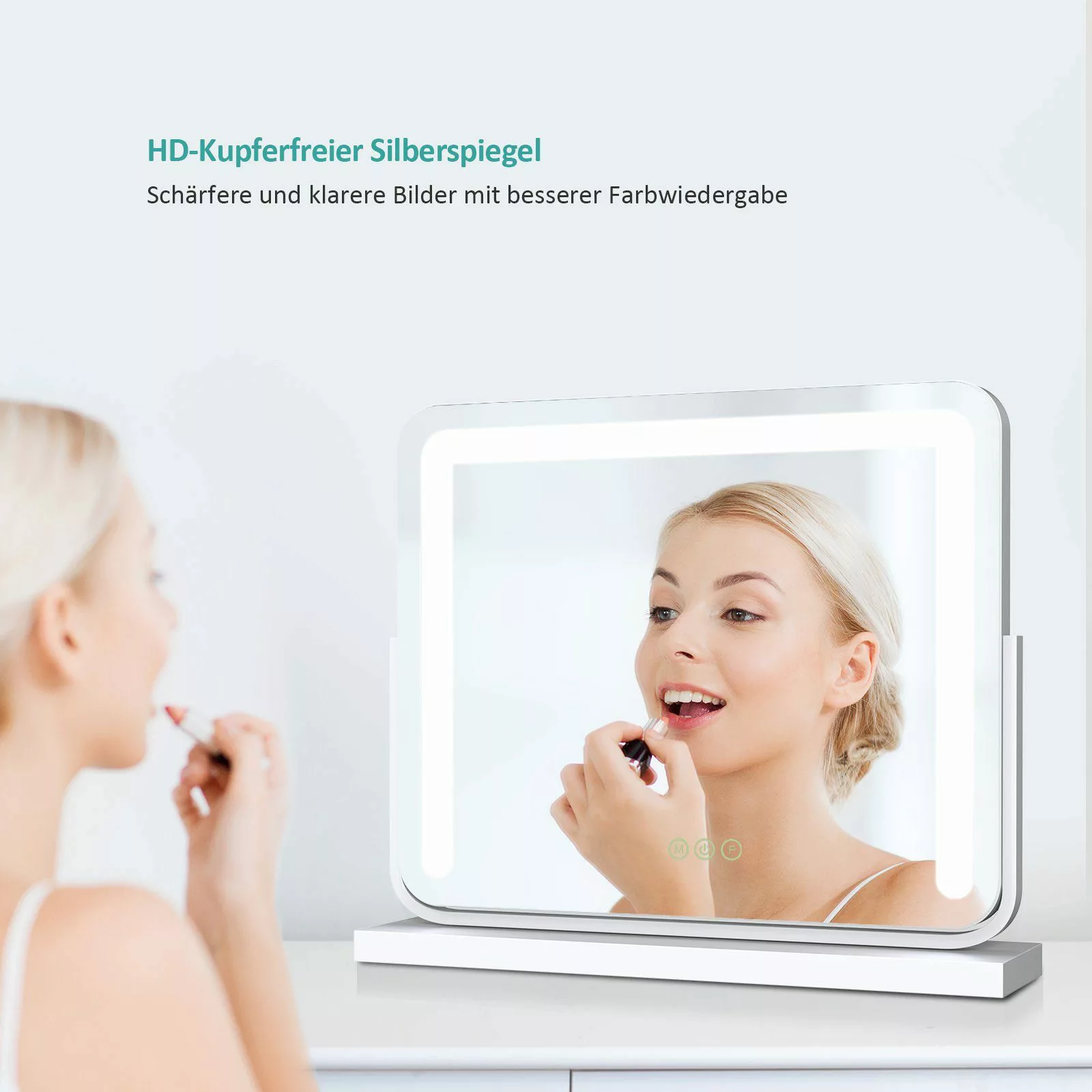 EMKE Schminkspiegel Schminkspiegel LED Kosmetikspiegel Tischspiegel günstig online kaufen