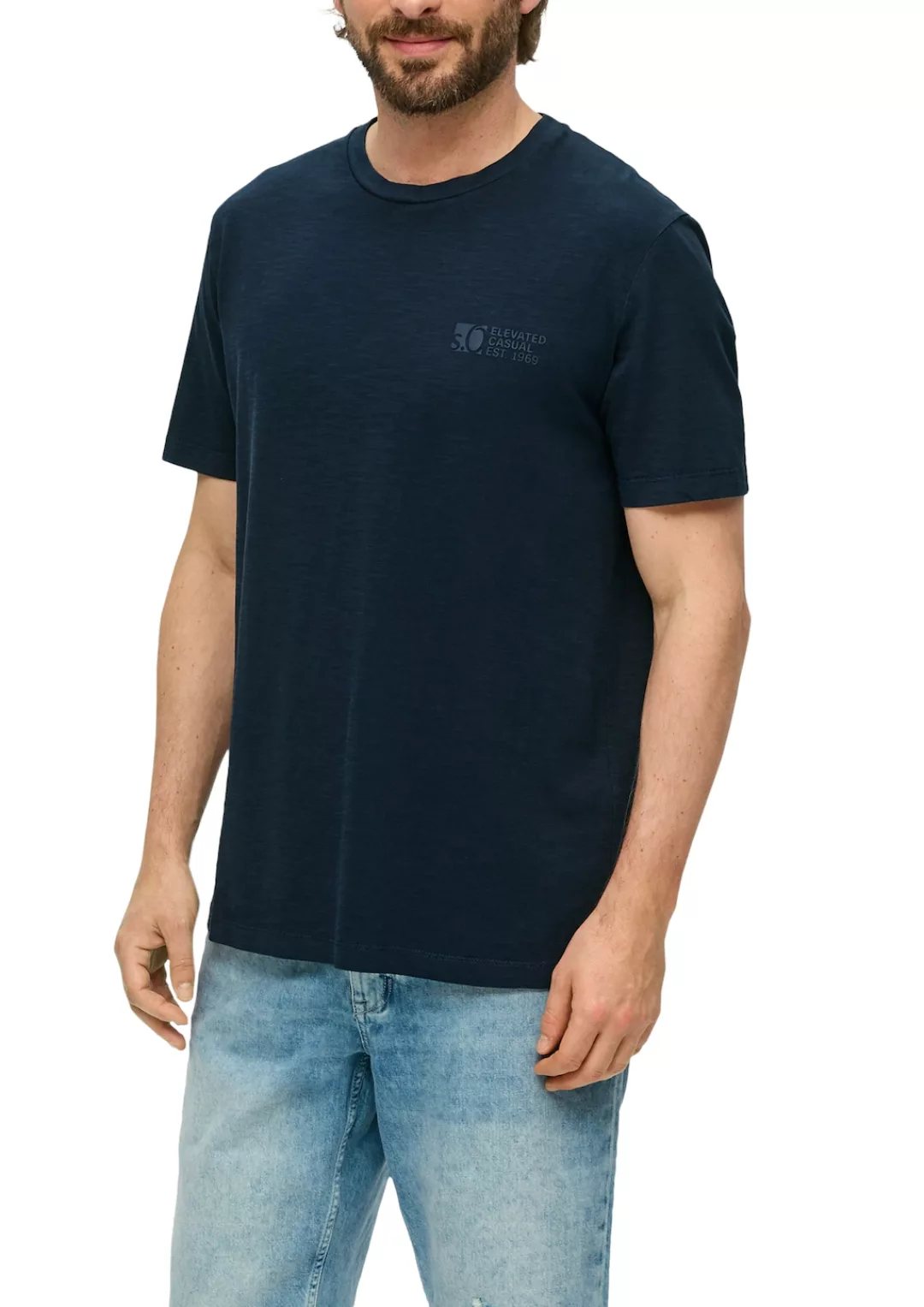s.Oliver T-Shirt mit Labelprint günstig online kaufen