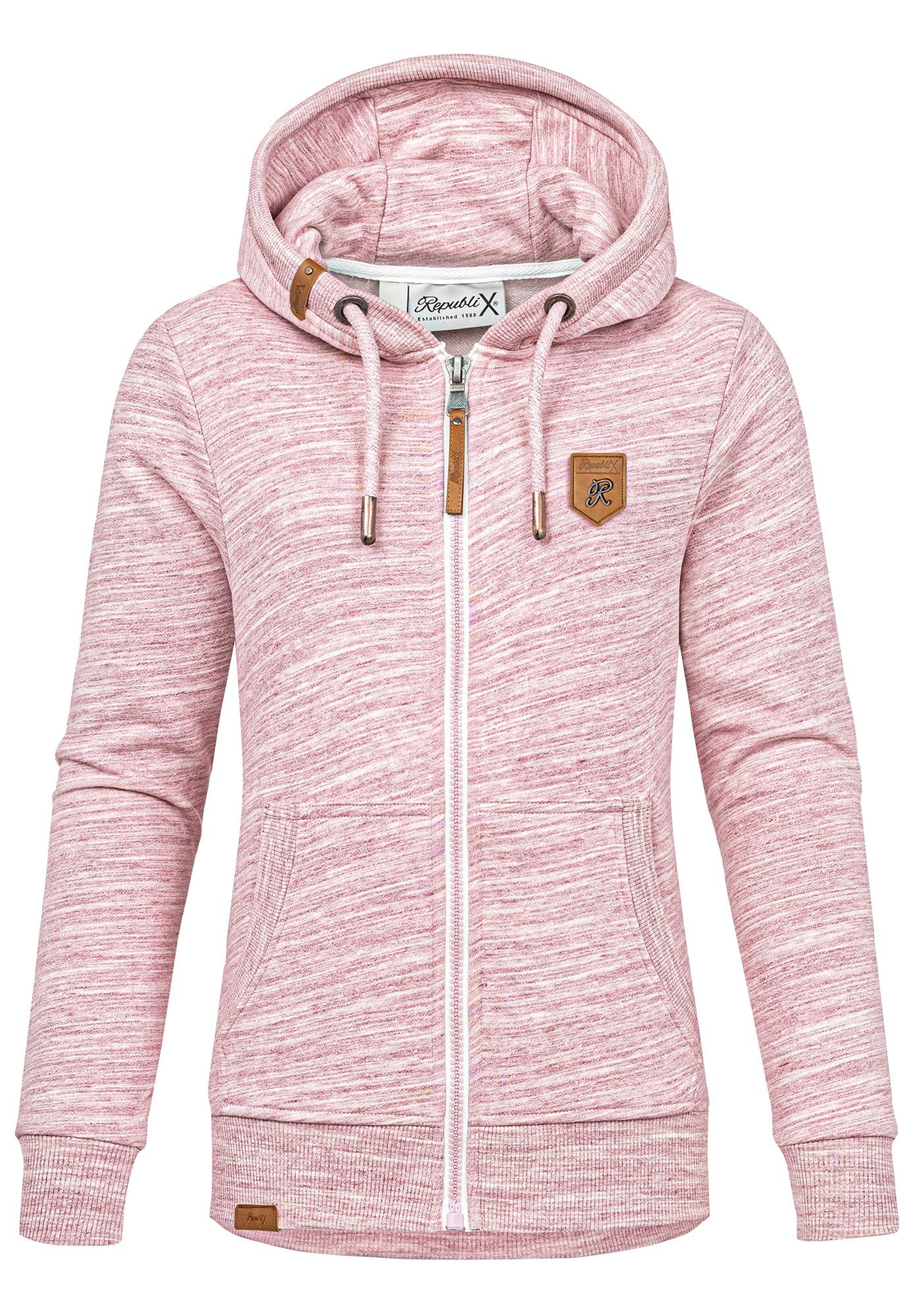 REPUBLIX Sweatjacke FREYA Damen Hoodie Sweatshirt günstig online kaufen