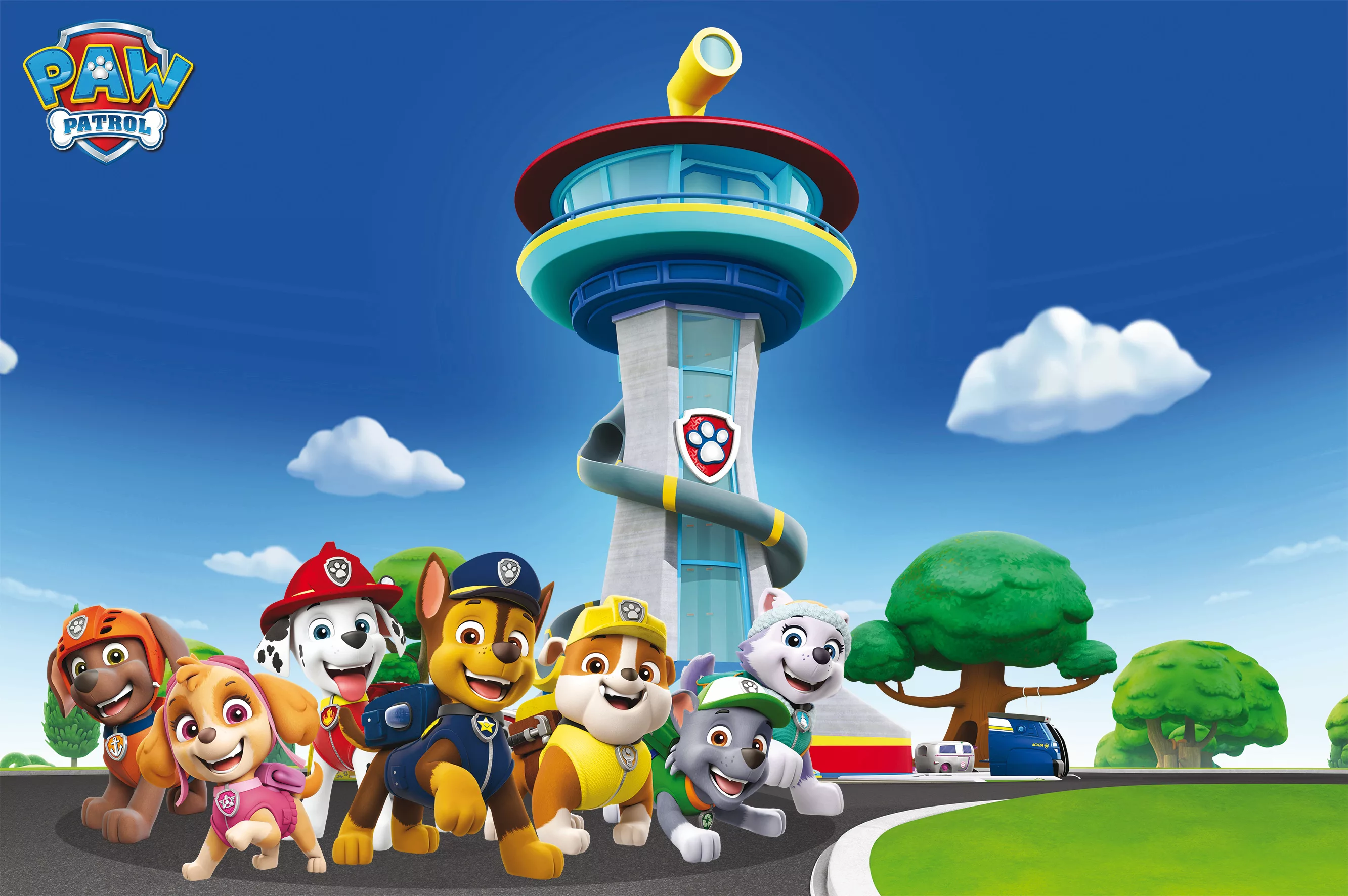 Bönninghoff Leinwandbild "Paw Patrol", Filmfiguren, (1 St.), BxH: 90x60 cm günstig online kaufen