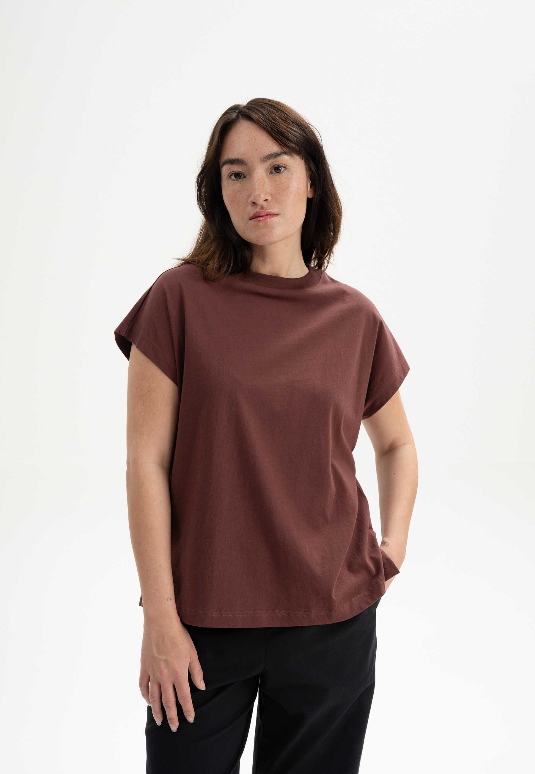 MELA Kurzarmshirt Damen T-Shirt MADHU Fein günstig online kaufen
