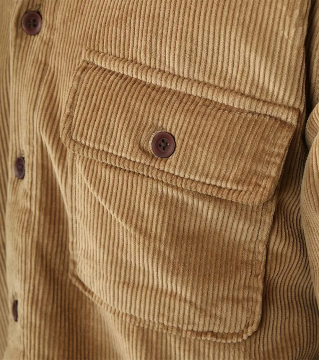 Superdry Overshirt Corduroy Brown - Größe XL günstig online kaufen