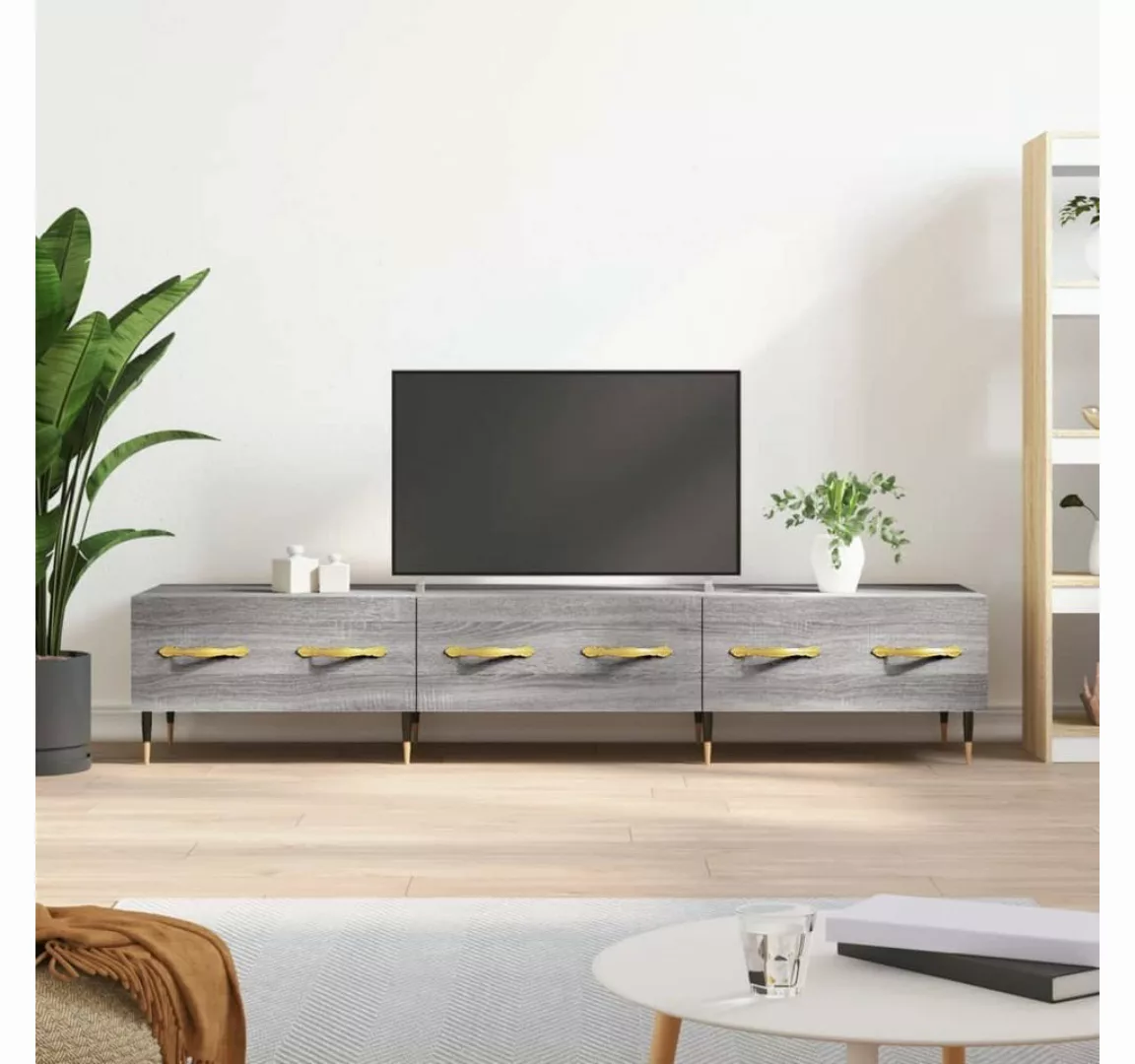 vidaXL TV-Schrank TV-Schrank Grau Sonoma 150x36x30 cm Holzwerkstoff günstig online kaufen