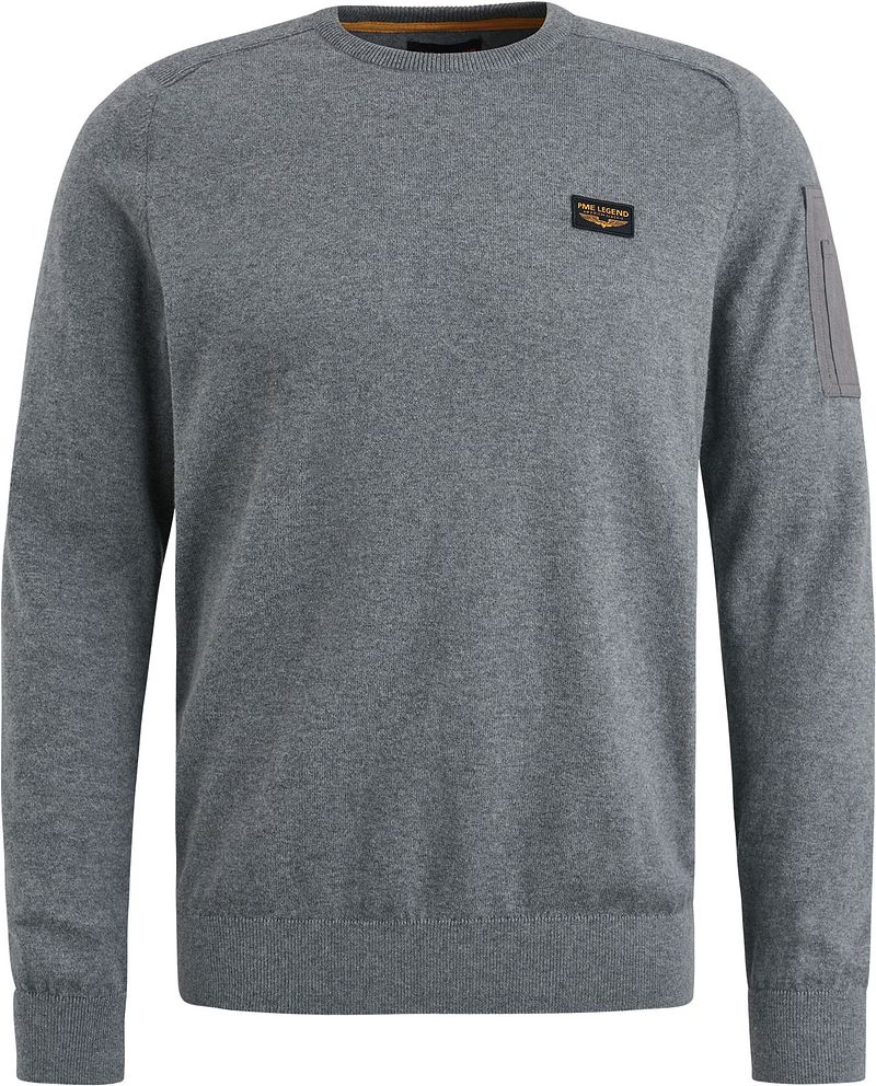 PME Legend Sweater American Classic Cargo Grau - Größe 3XL günstig online kaufen