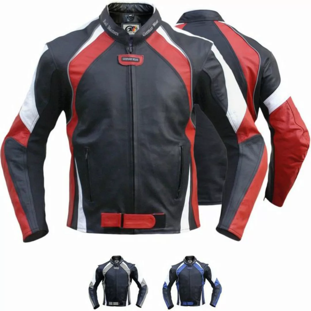 German Wear Motorradjacke GW415J Motorradjacke Chopperjacke Rindsleder günstig online kaufen