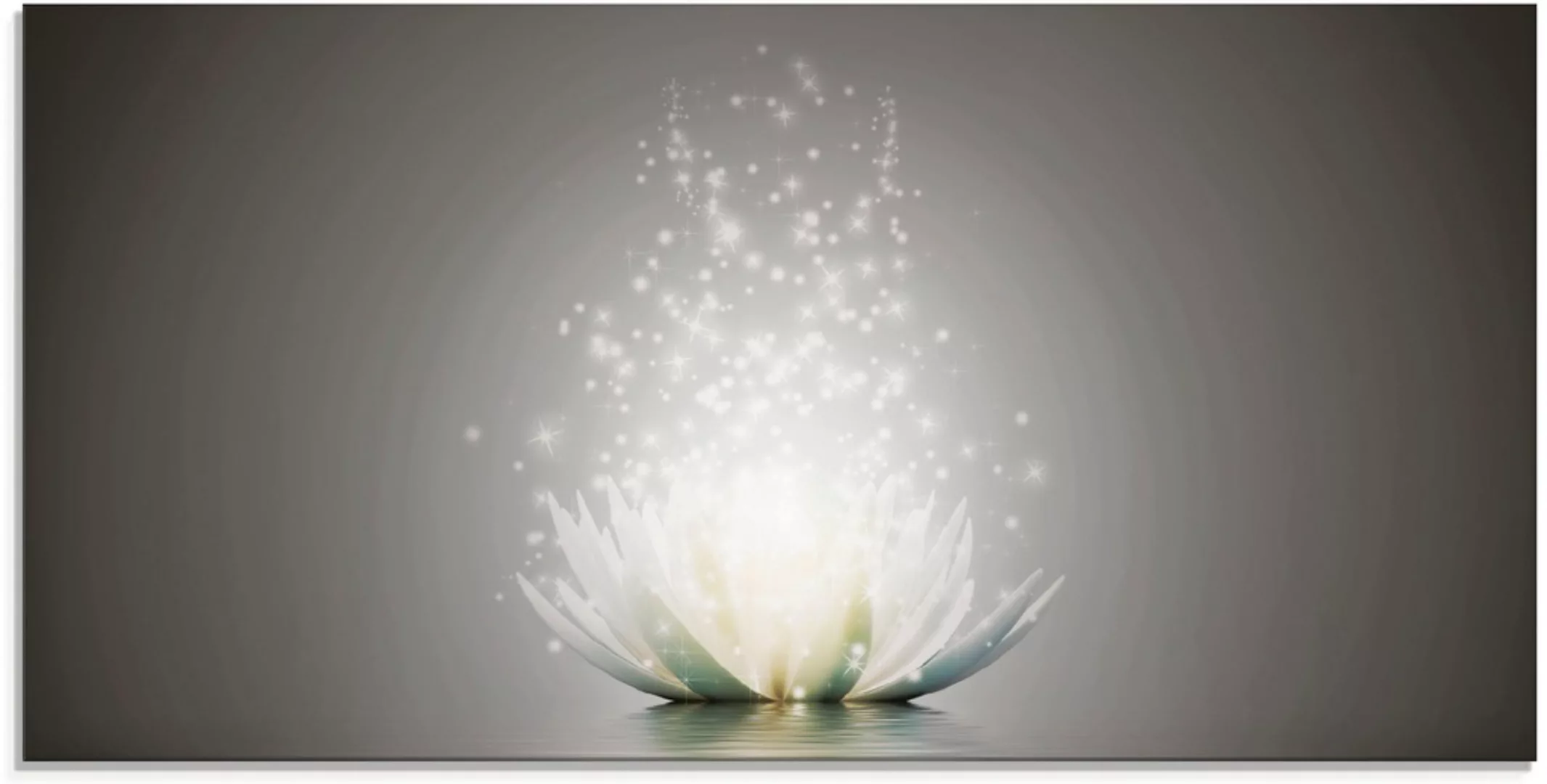 Artland Glasbild »Magie der Lotus-Blume«, Blumen, (1 St.) günstig online kaufen