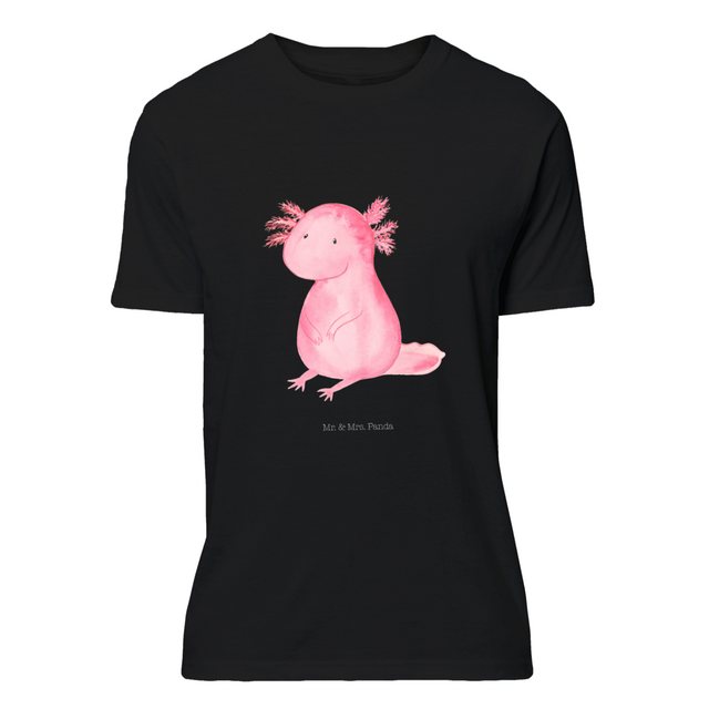 Mr. & Mrs. Panda T-Shirt Axolotl - Schwarz - Geschenk, Liebe, T-Shirt mit S günstig online kaufen