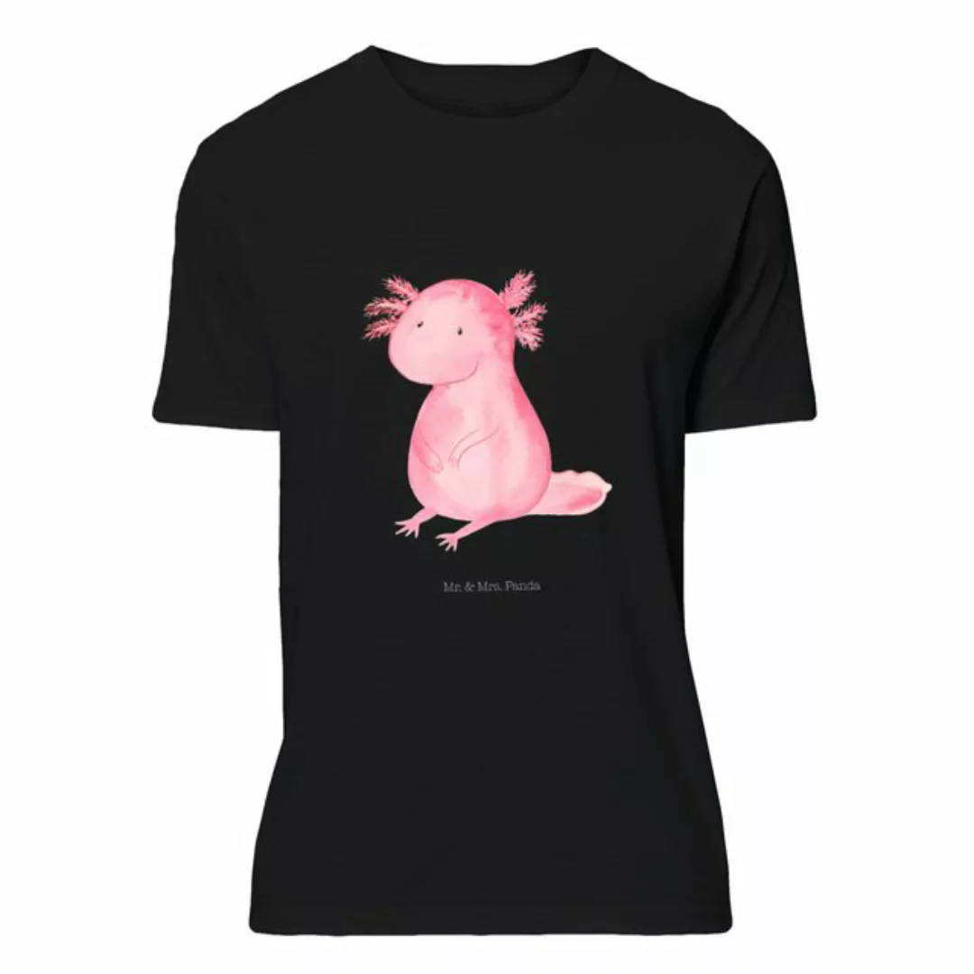 Mr. & Mrs. Panda T-Shirt Axolotl - Schwarz - Geschenk, Junggesellenabschied günstig online kaufen