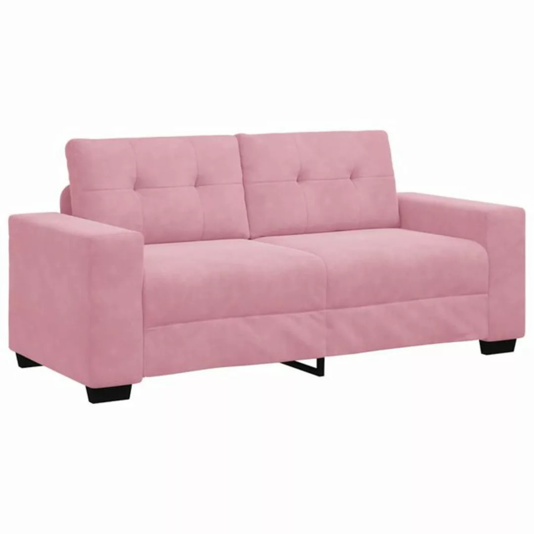 vidaXL Sofa Zweisitzer-Sofa Rosa 140 cm Samt günstig online kaufen