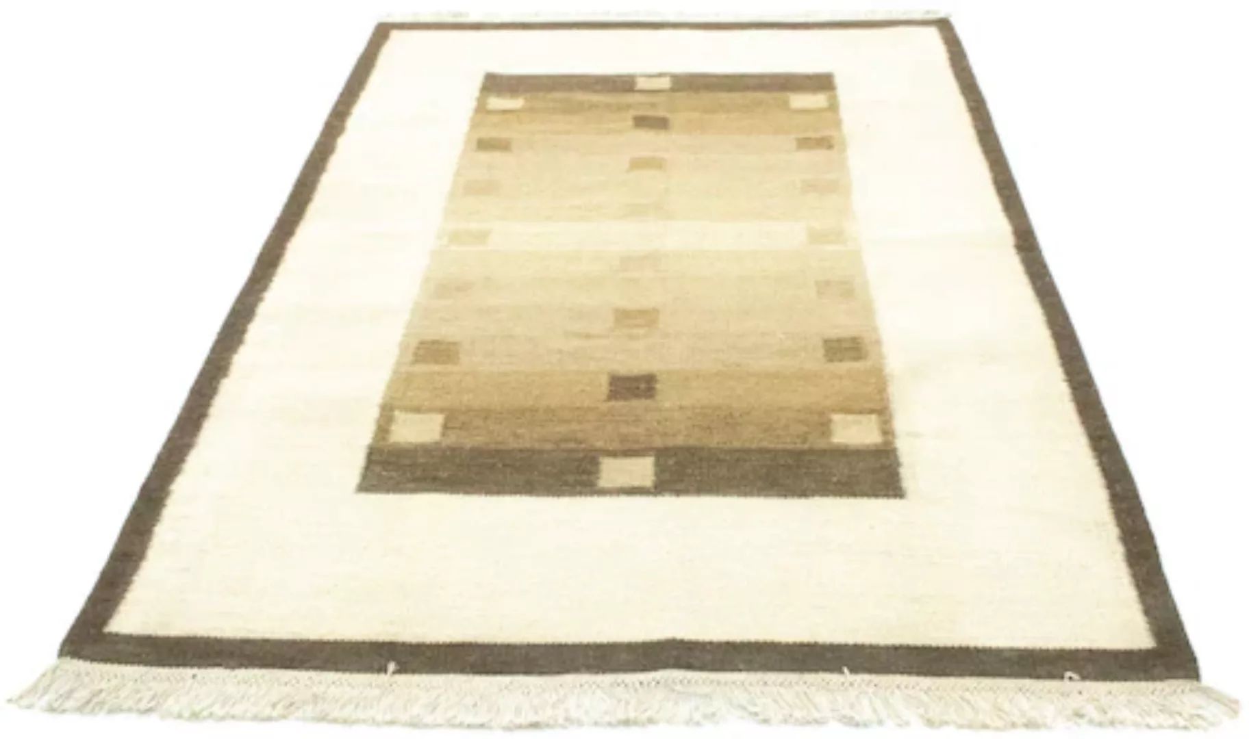 morgenland Wollteppich »Kelim Teppich handgeknüpft beige«, rechteckig günstig online kaufen