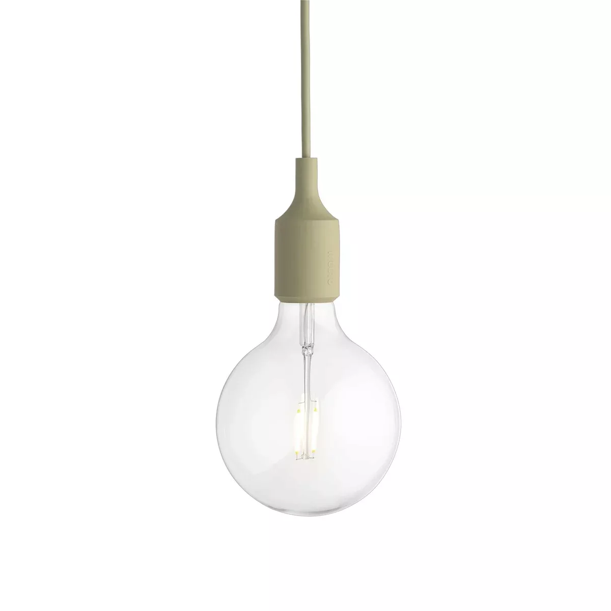 E 27 Lamp Pendelleuchte Beige-grün günstig online kaufen