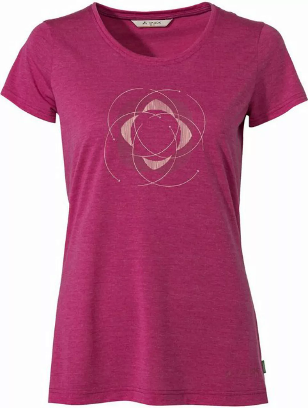 VAUDE Kurzarmshirt Wo Skomer Print T-Shirt II rich pink günstig online kaufen