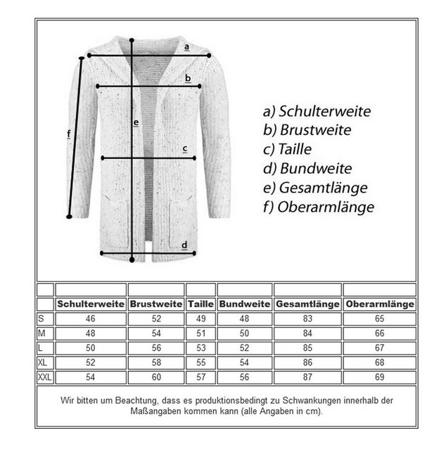 CARISMA Cardigan Herren leichte Herren Feinstrick Weste Strickjacke lange P günstig online kaufen