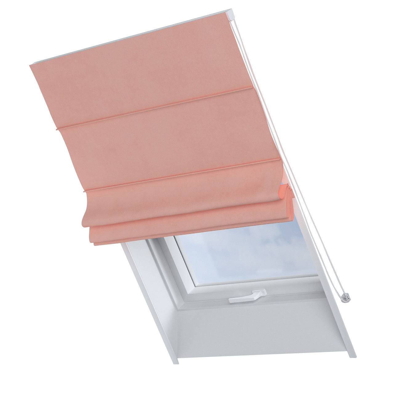 Dekoria Dachfenster-Raffrollo Rimini, rosa, 50 x 60 cm günstig online kaufen