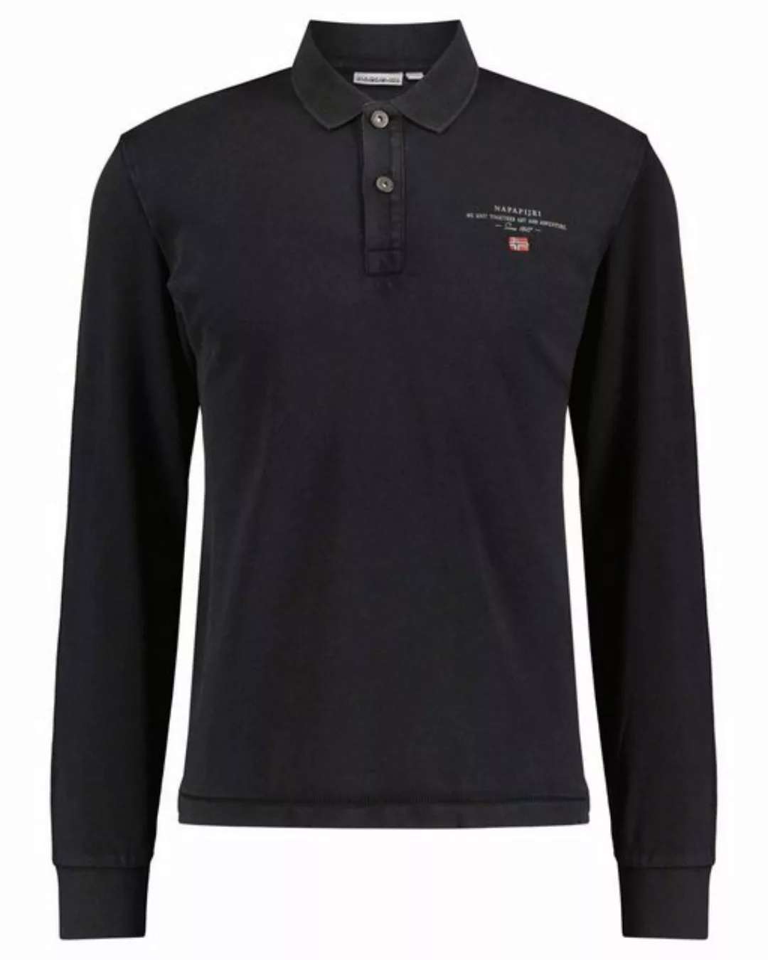 Napapijri Sweatshirt Herren Poloshirt ELBAS Langarm (1-tlg) günstig online kaufen