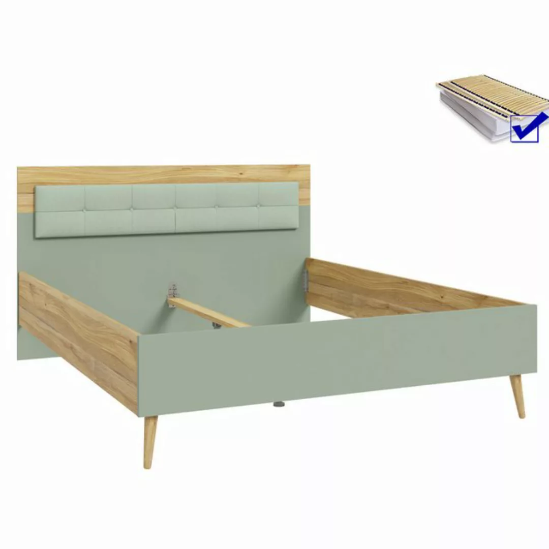 expendio Polsterbett Wenke 5 (Spar-Set, 5-tlg), Salbei / Mauvella Oak Nb. günstig online kaufen