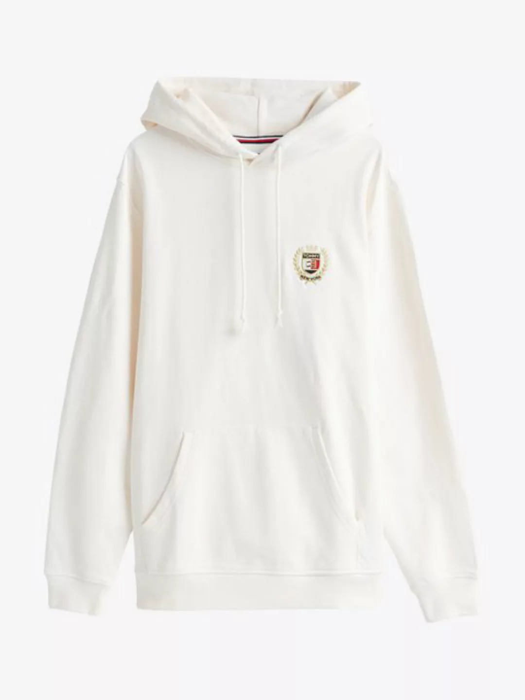 Tommy Jeans Sweatshirt TJM REG TJ FLAG CREST HOOD EXT besticktes Markenlogo günstig online kaufen