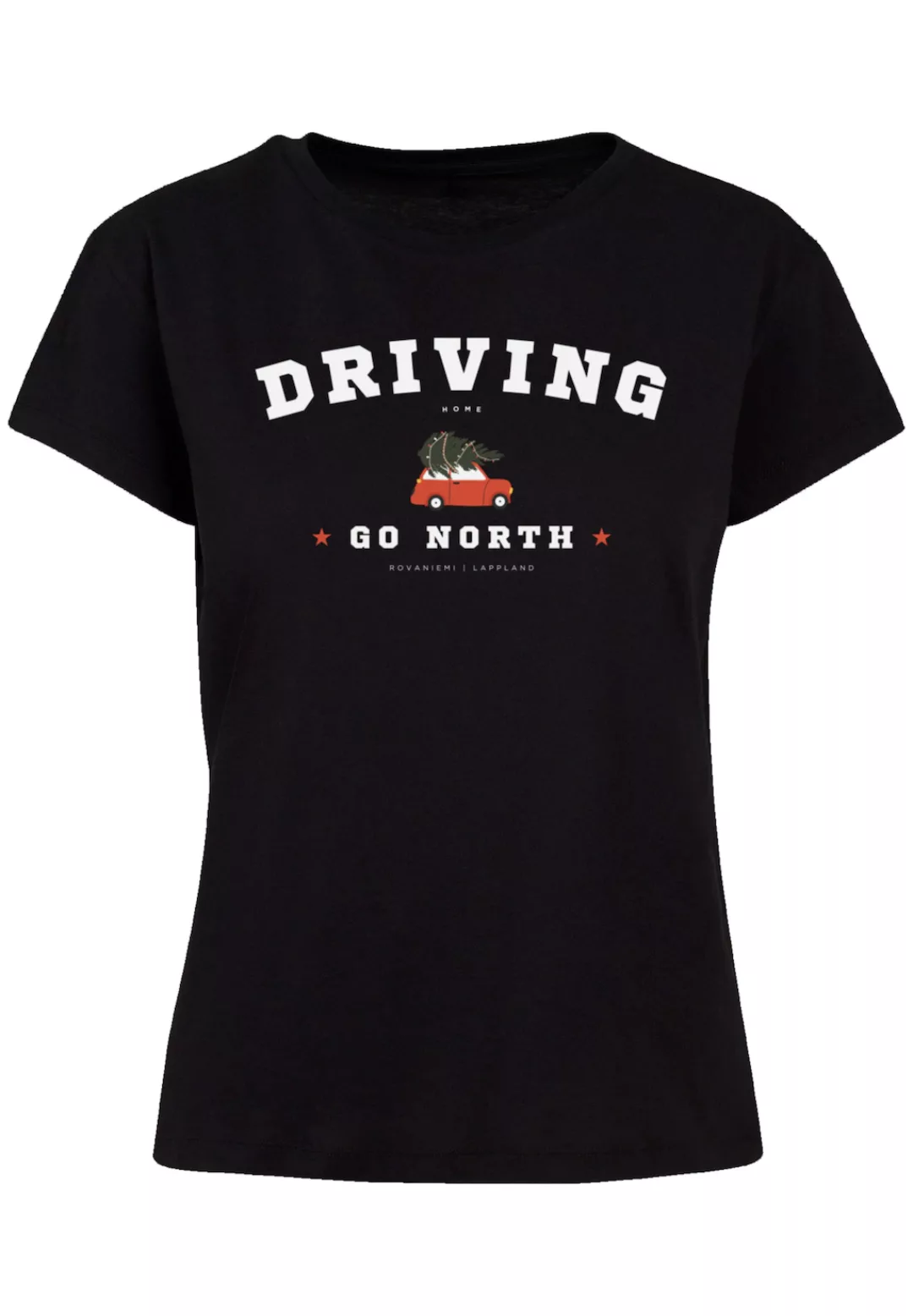 F4NT4STIC T-Shirt "Driving Home Weihnachten", Weihnachten, Geschenk, Logo günstig online kaufen