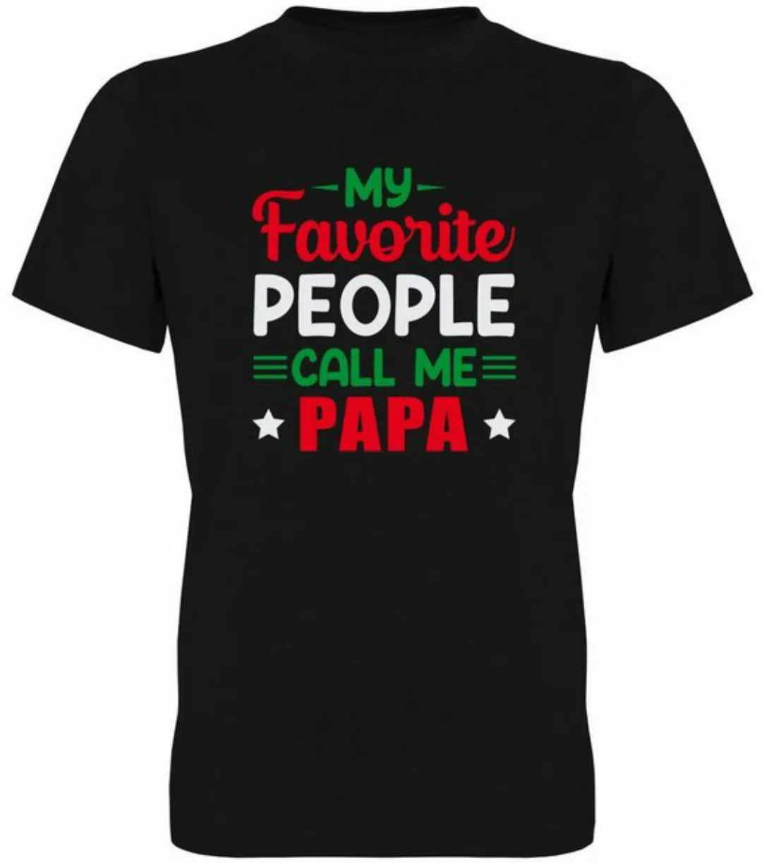 G-graphics T-Shirt My favorite people call me Papa Herren T-Shirt, mit Fron günstig online kaufen
