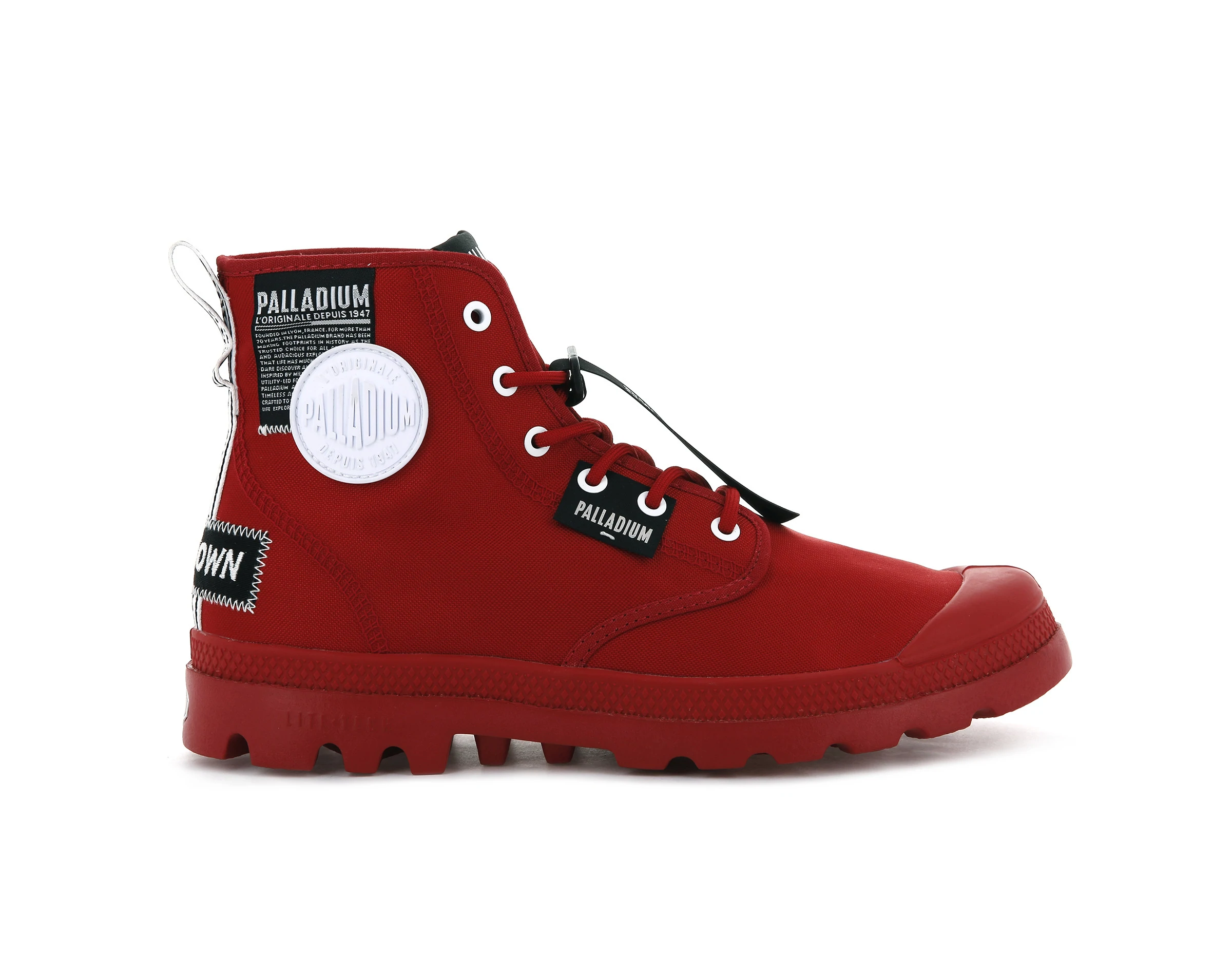 Palladium Boots Unisex PAMPA LITE OVERLAB RED SALSA günstig online kaufen