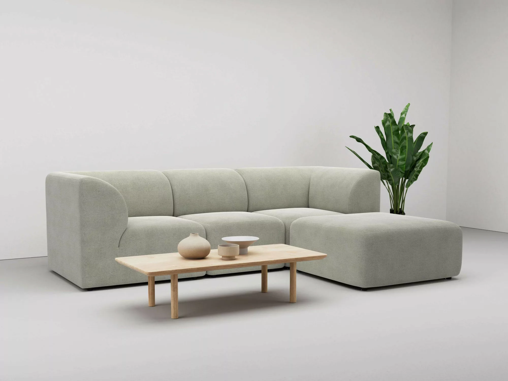 LeGer Home by Lena Gercke Ecksofa "Floria", Module unterschiedlich kombinie günstig online kaufen