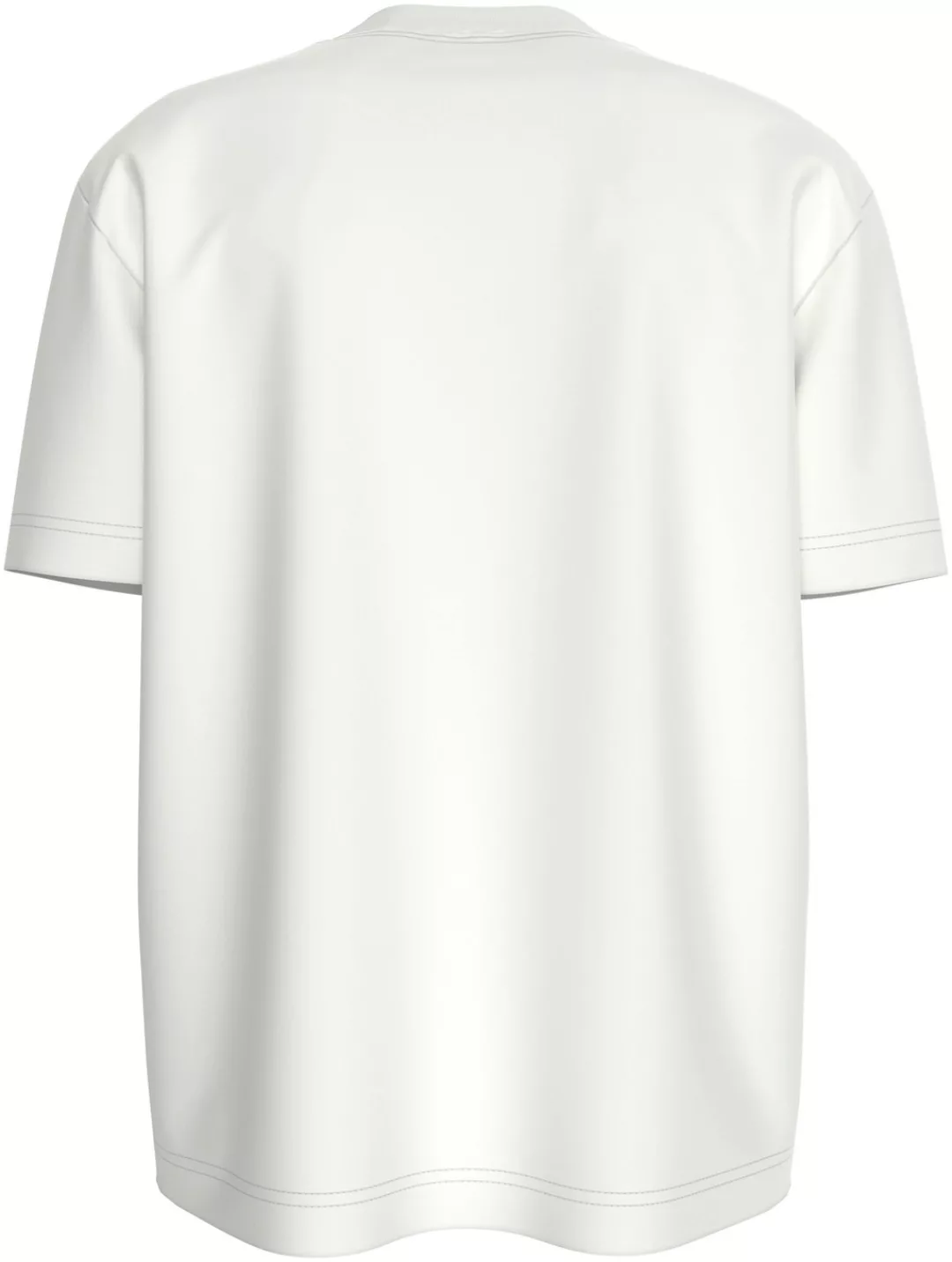 Calvin Klein Jeans Rundhalsshirt TEXTURED MONOLOGO TEE Logodruck günstig online kaufen