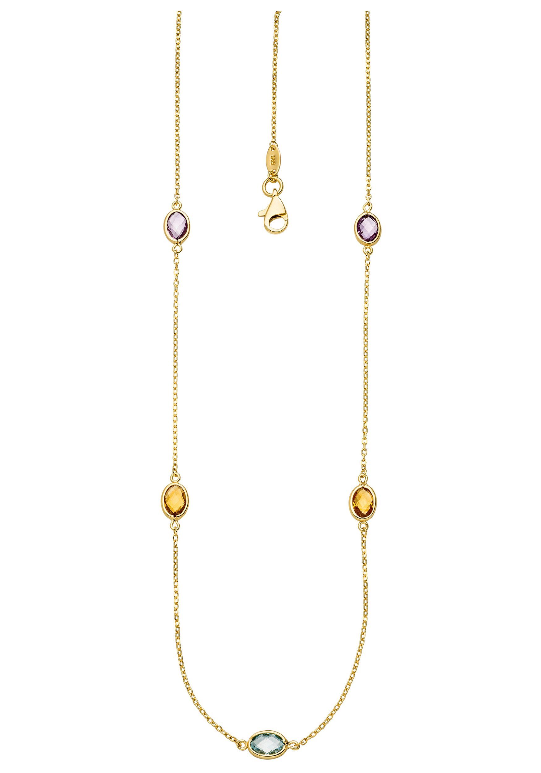 JOBO Collier, 585 Gold mit Amethyst günstig online kaufen