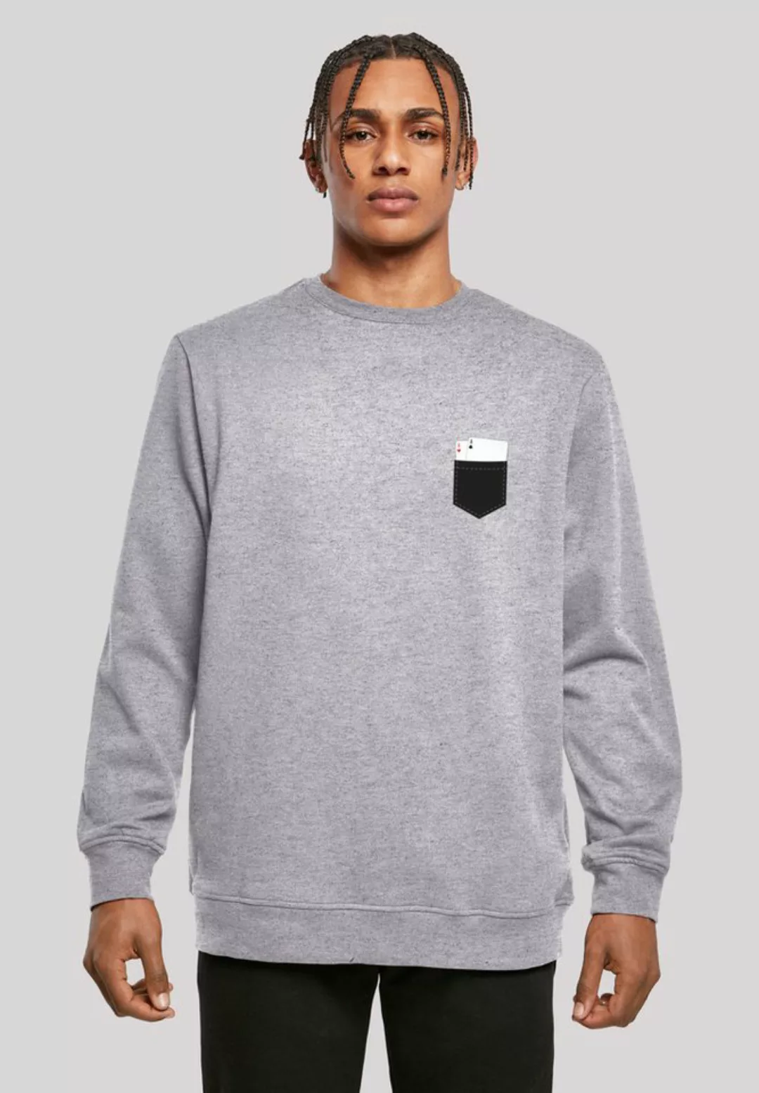 F4NT4STIC Kapuzenpullover "Pocket with Cards", Print günstig online kaufen