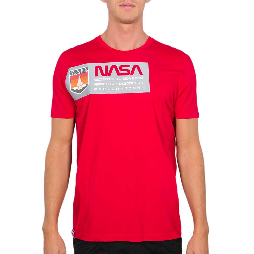 Alpha Industries Mars Reflective Kurzärmeliges T-shirt 2XL Speed Red günstig online kaufen
