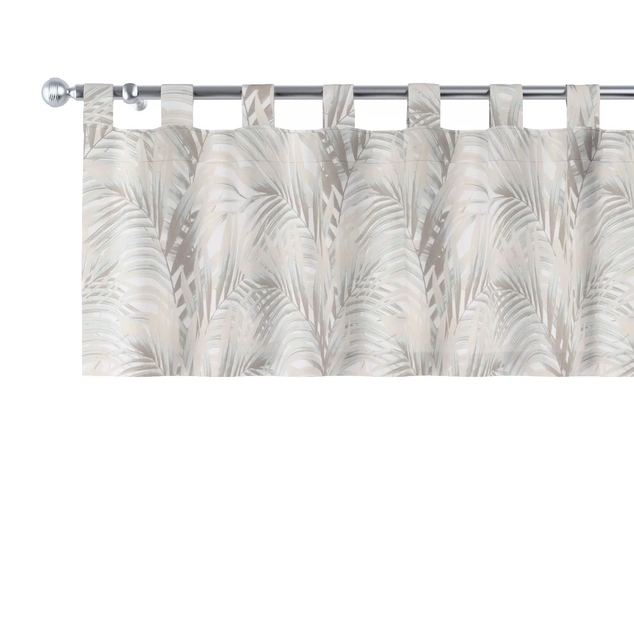 Kurzgardine mit Schlaufen, grau-beige, 260 x 40 cm, Gardenia (142-14) günstig online kaufen