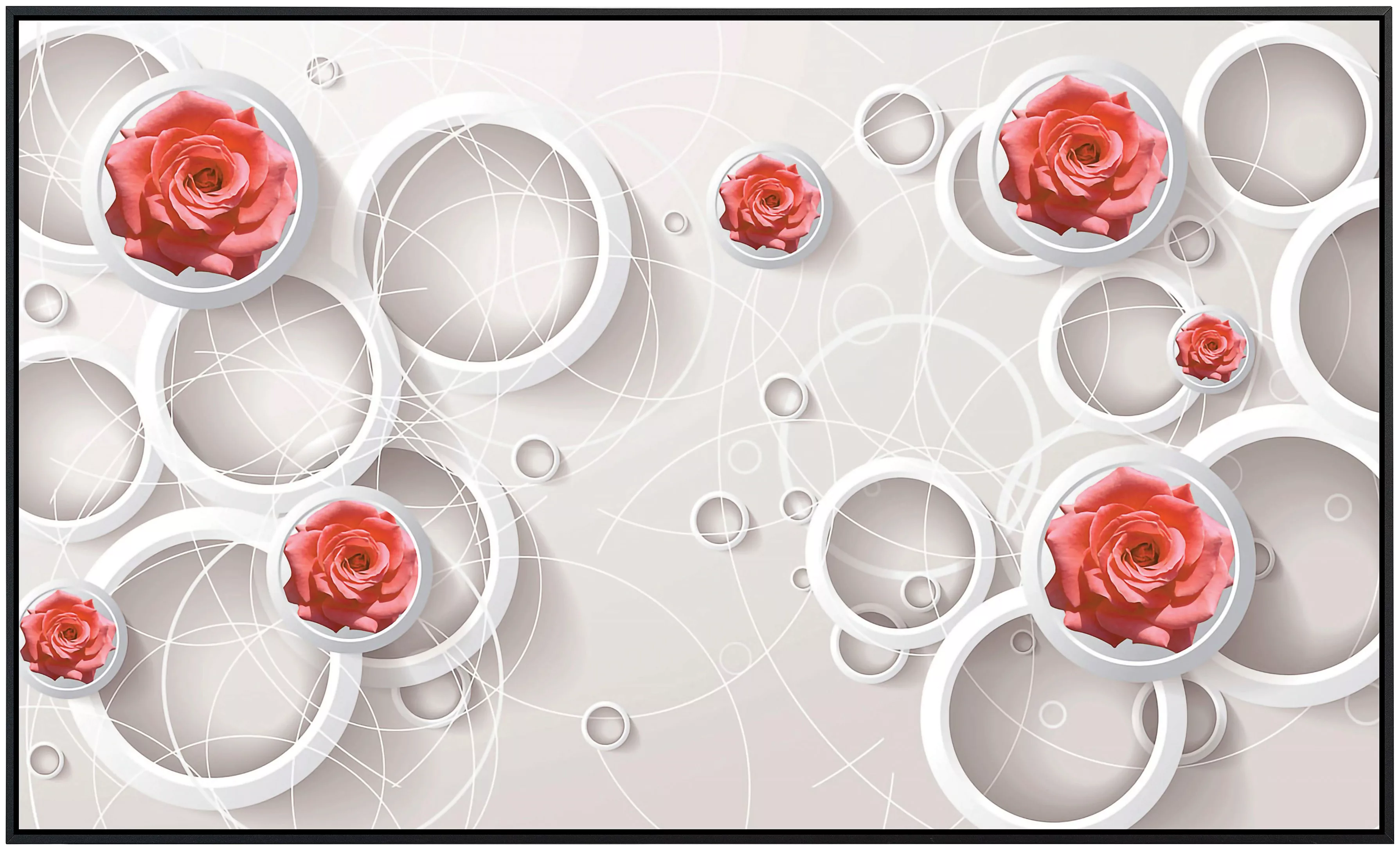 Papermoon Infrarotheizung »Muster mit Rosen« günstig online kaufen
