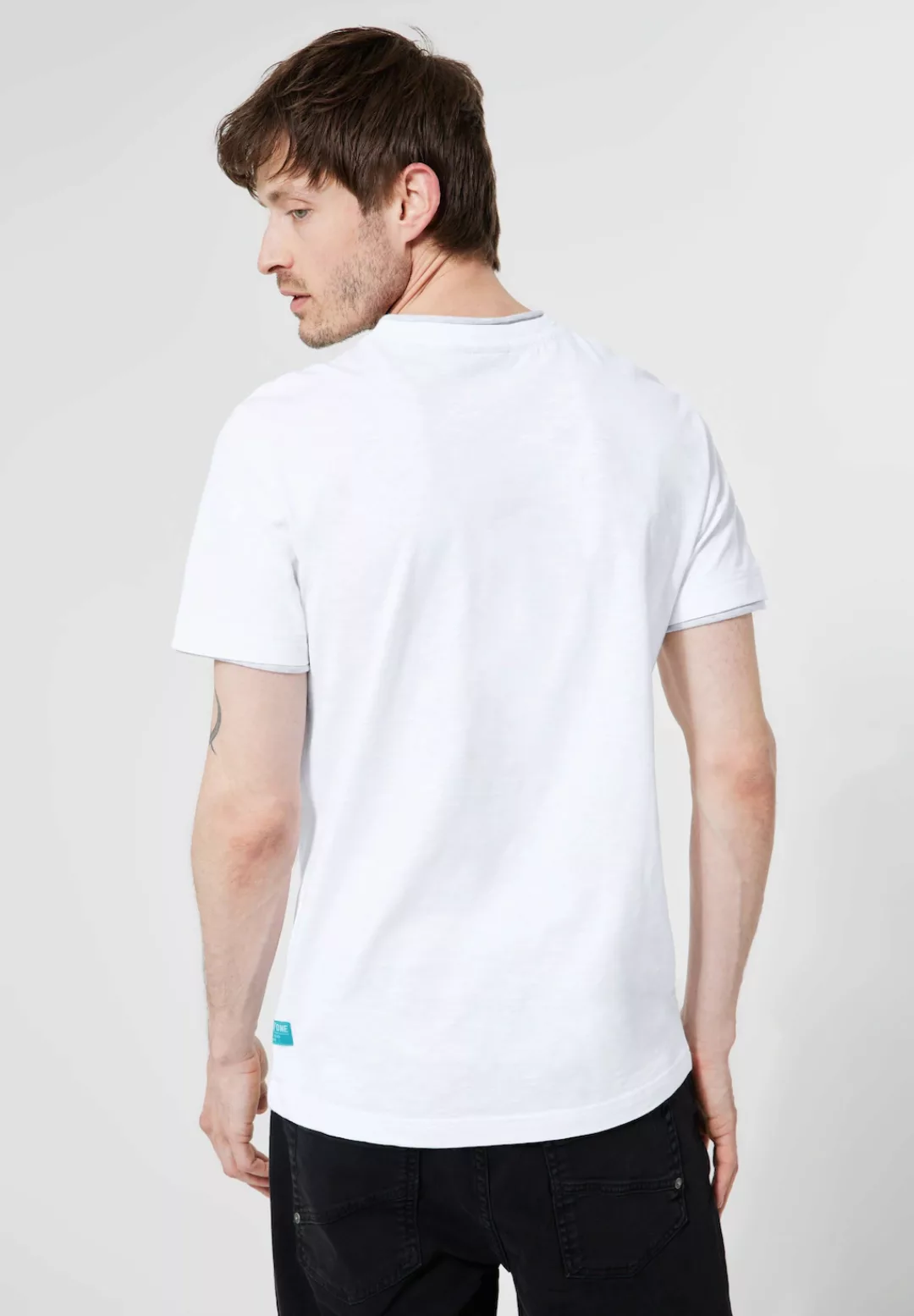 STREET ONE MEN 2-in-1-Shirt, 2in1 Optik günstig online kaufen