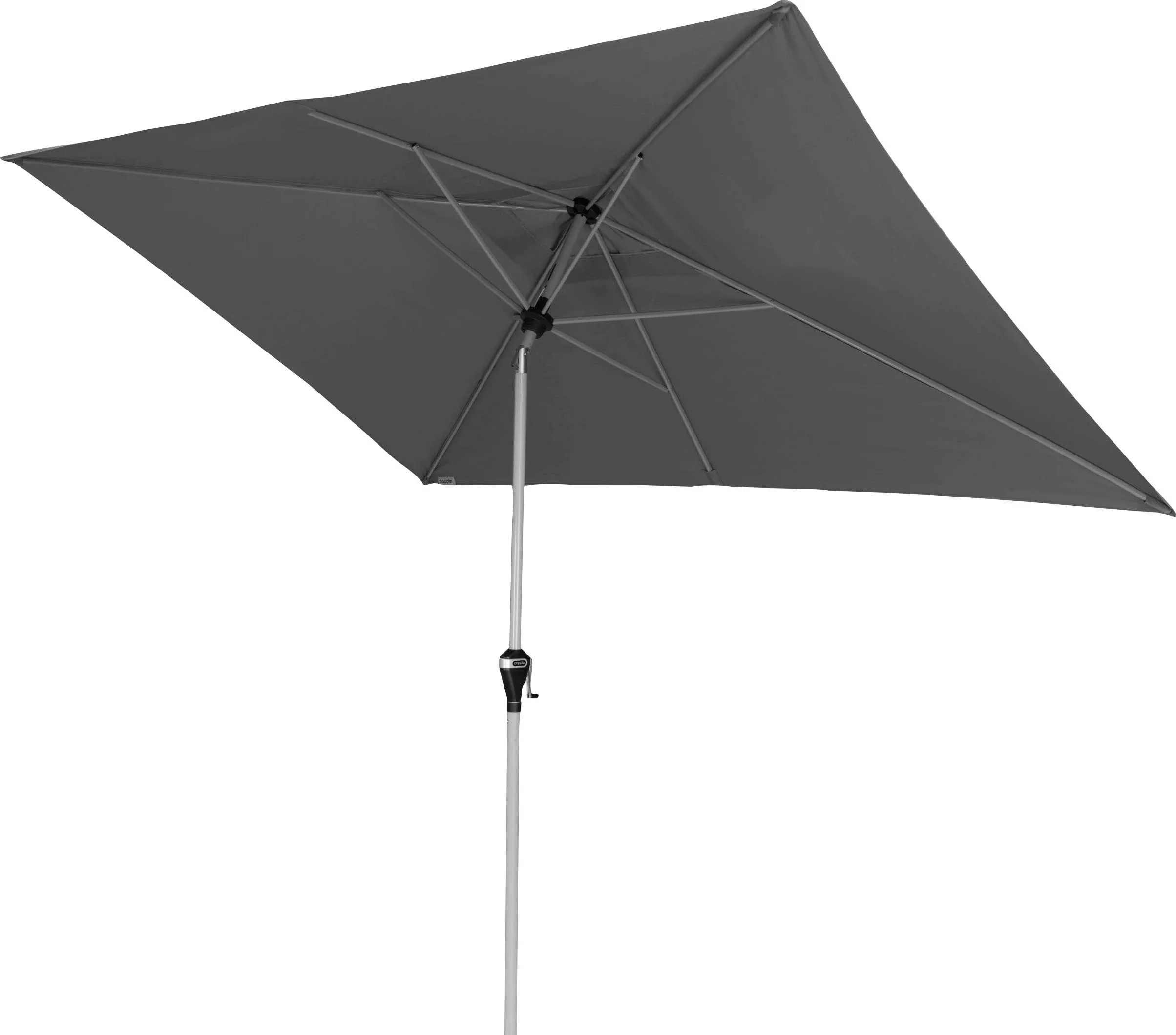 Doppler Balkonschirm Active Auto Tilt 294 cm x 200 cm Anthrazit günstig online kaufen