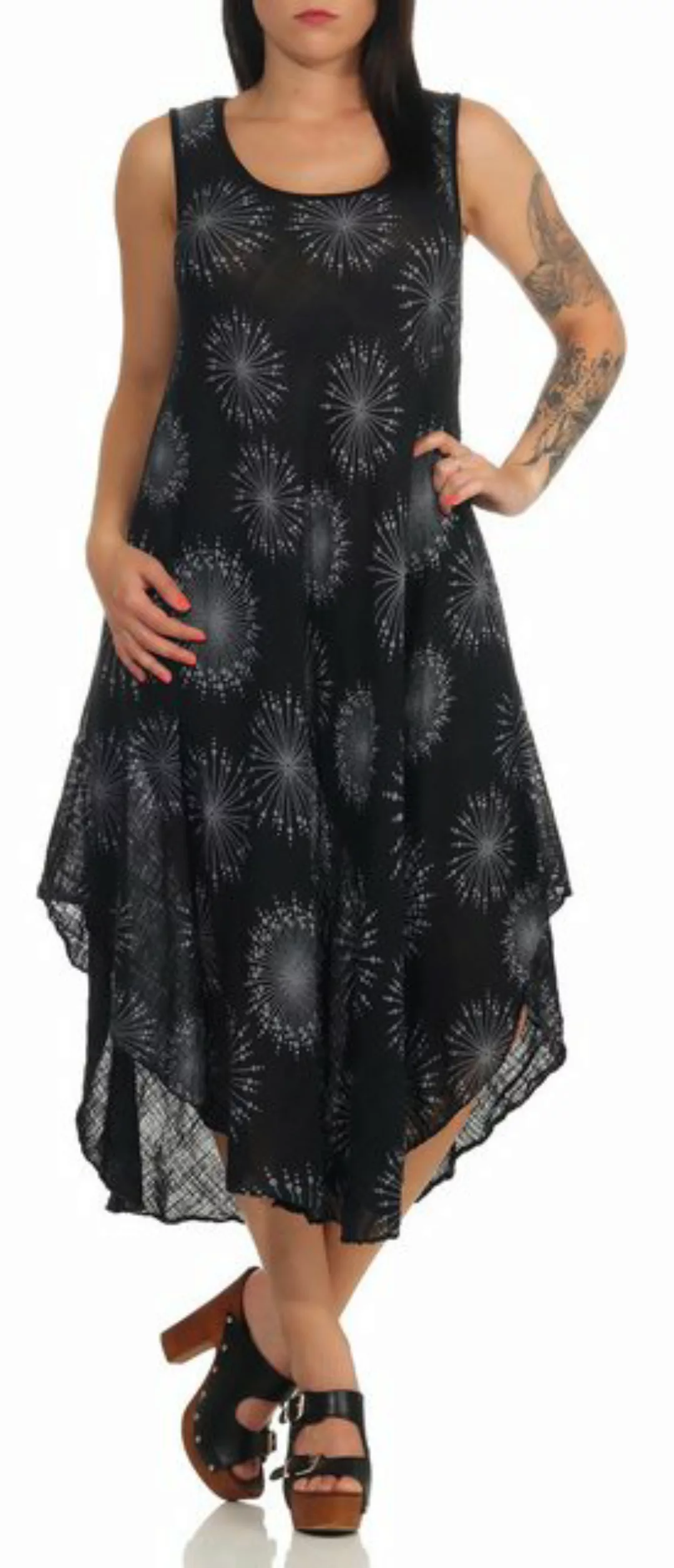 CLEO STYLE Sommerkleid Sommerkleid Dame 45 Schwarz 36-42 günstig online kaufen