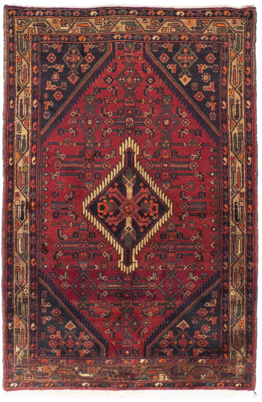 morgenland Orientteppich »Perser - Nomadic - 221 x 144 cm - dunkelrot«, rec günstig online kaufen
