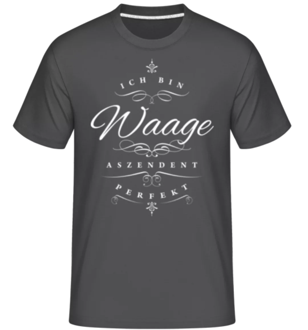 Ich Bin Waage Aszendent Perfekt · Shirtinator Männer T-Shirt günstig online kaufen