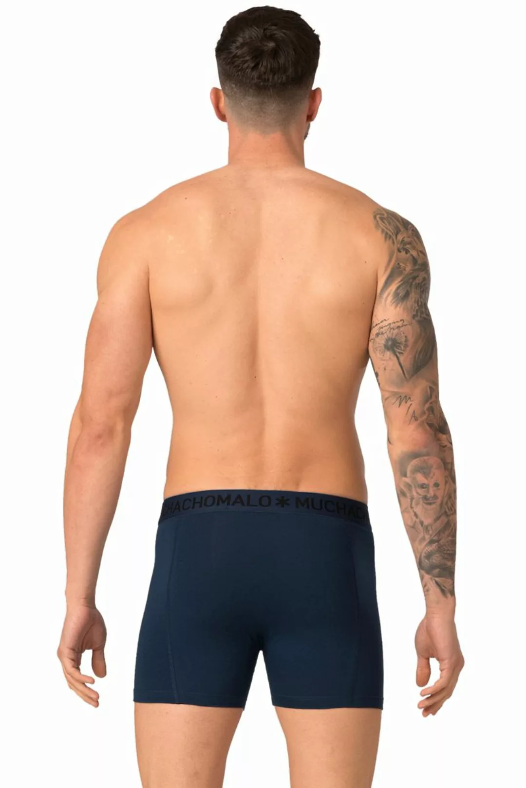 Muchachomalo Boxershorts Microfiber 2er-Pack Navy - Größe M günstig online kaufen