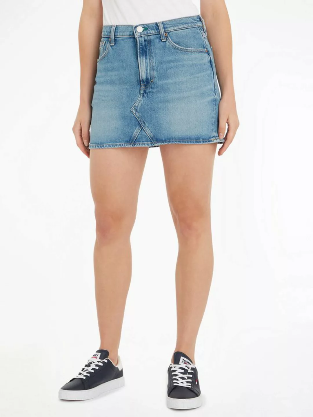 Tommy Jeans Minirock IZZIE MR MN SKIRT CH6119 Webrock im 5-Pocket-Style günstig online kaufen