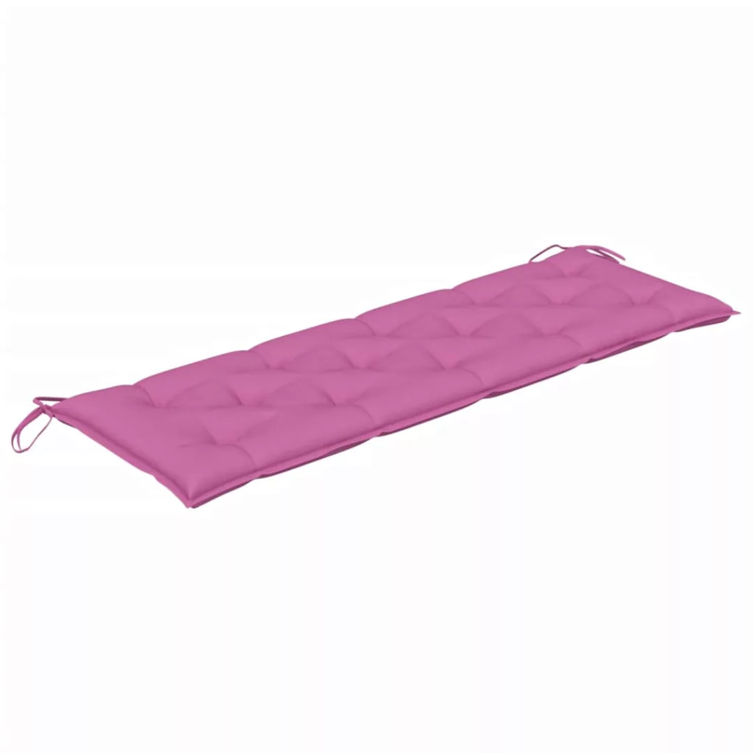 Vidaxl Bankauflage Rosa 150x50x7 Cm Stoff günstig online kaufen