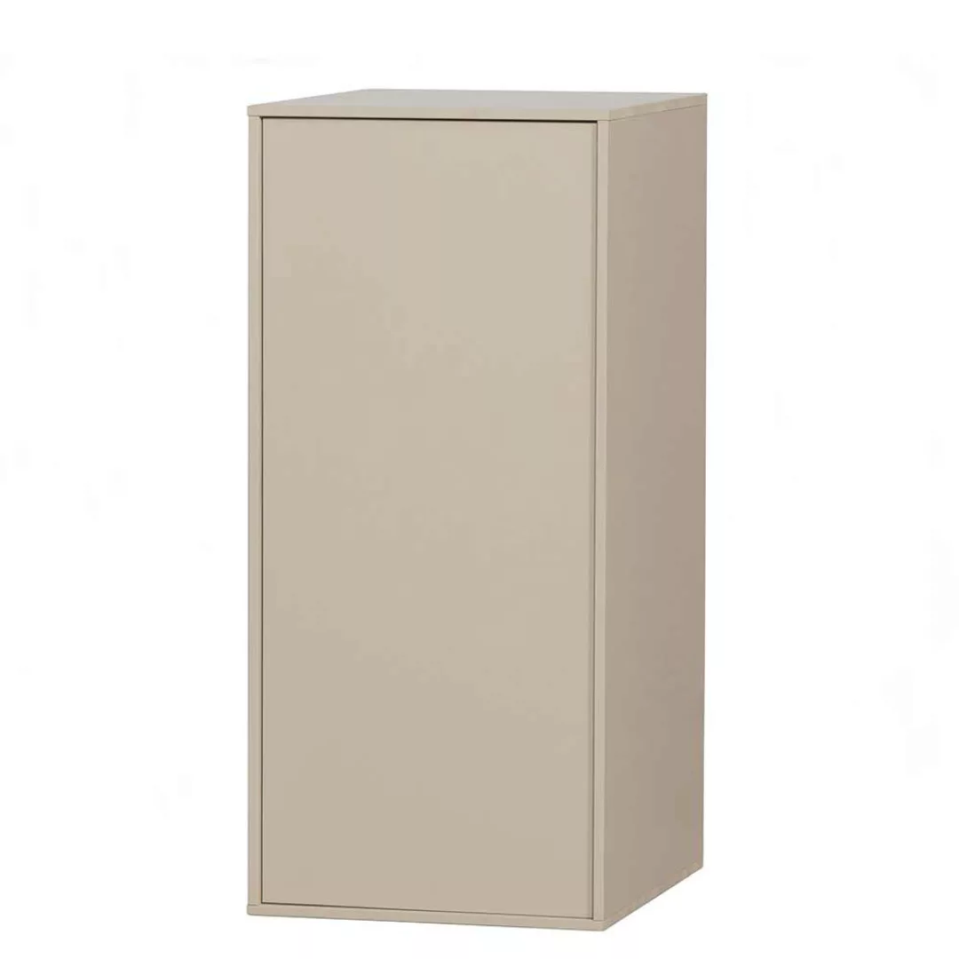 Kleiner Schrank in Grau mit einer Drehtür 50x110x58 cm günstig online kaufen