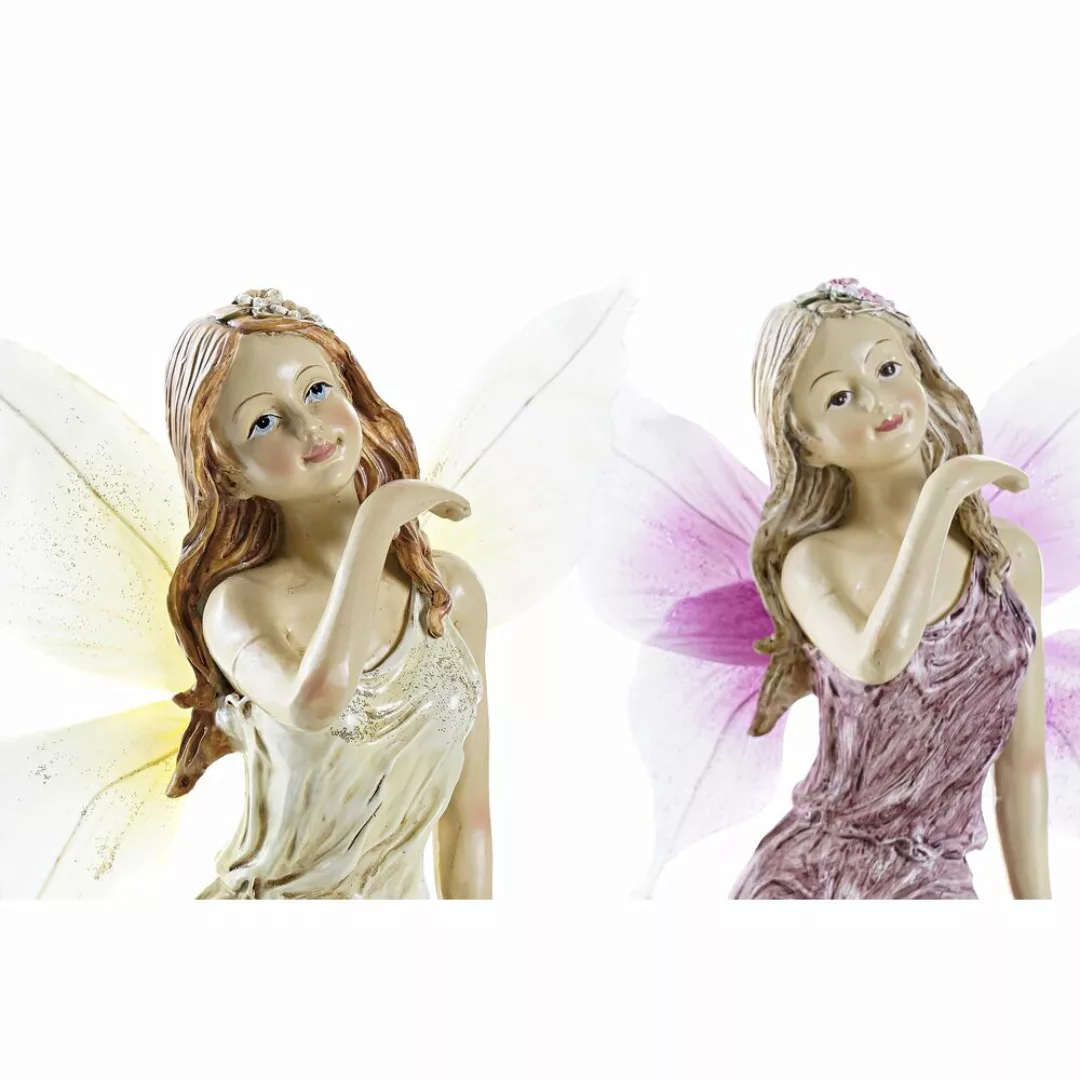 Deko-figur Dkd Home Decor Harz Fee (17 X 11 X 26,5 Cm) (2 Stück) günstig online kaufen