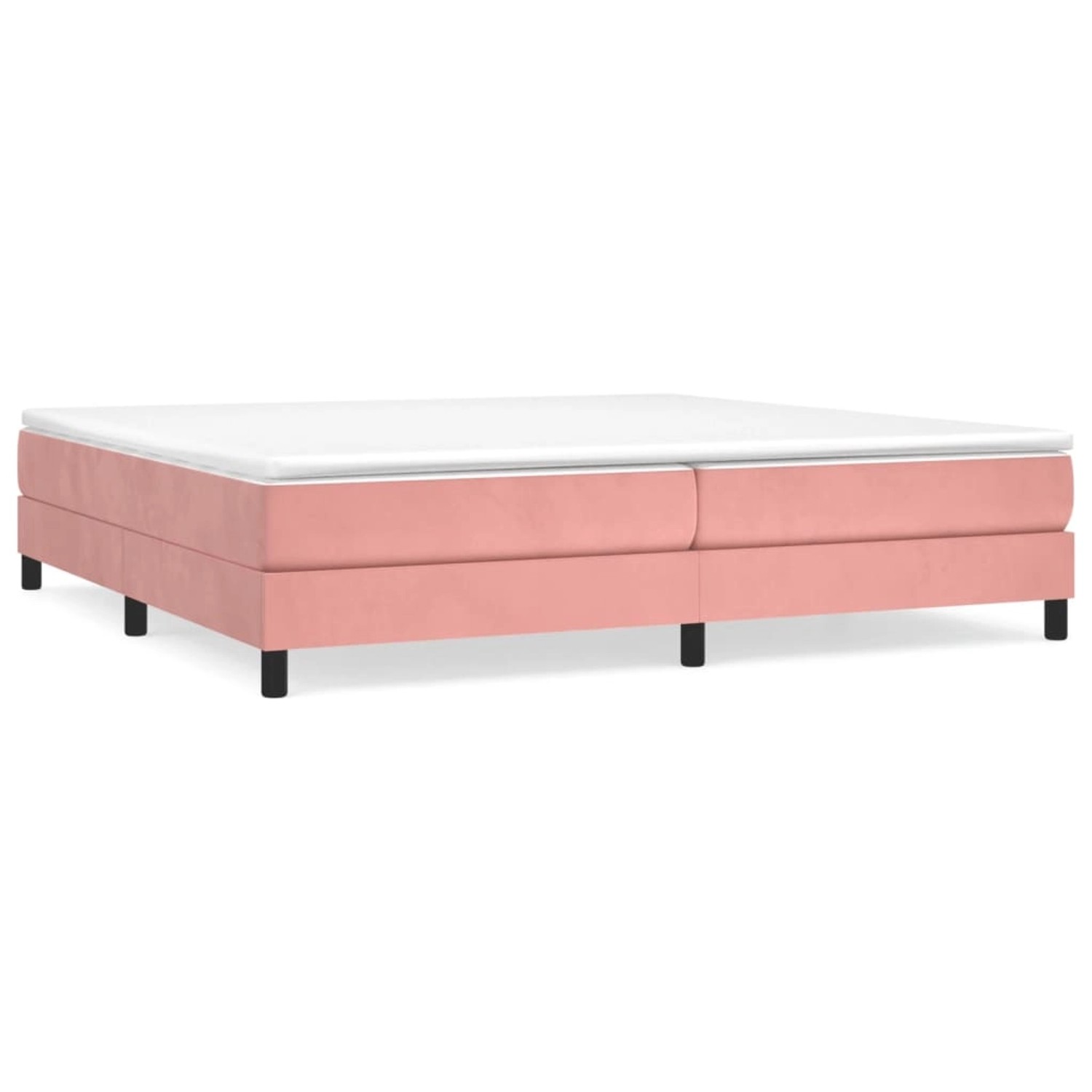 Vidaxl Boxspringbett Rosa 200x200 Cm Samt günstig online kaufen