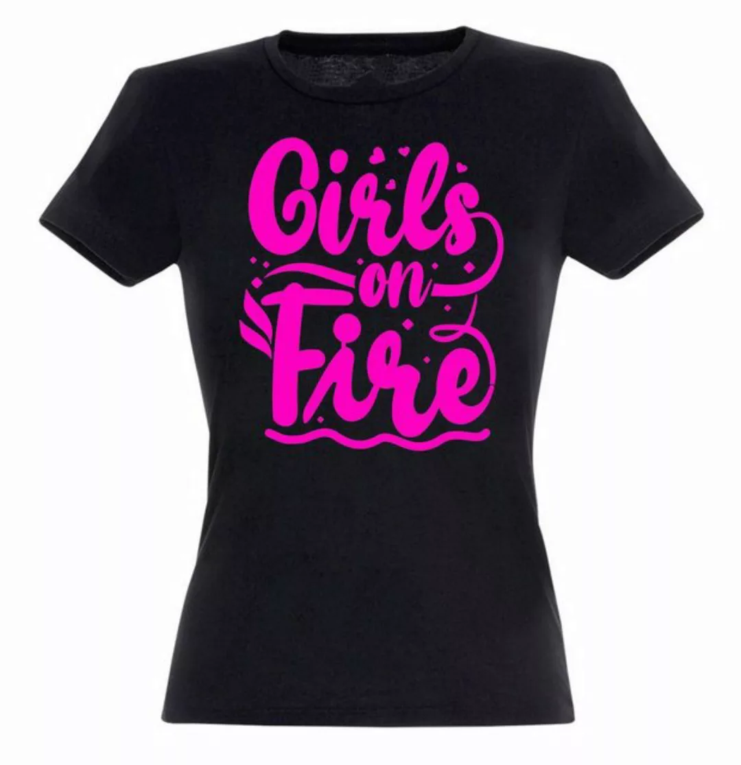 Banco T-Shirt Girls on FIre 100% Baumwolle und hochwertigem Druck günstig online kaufen