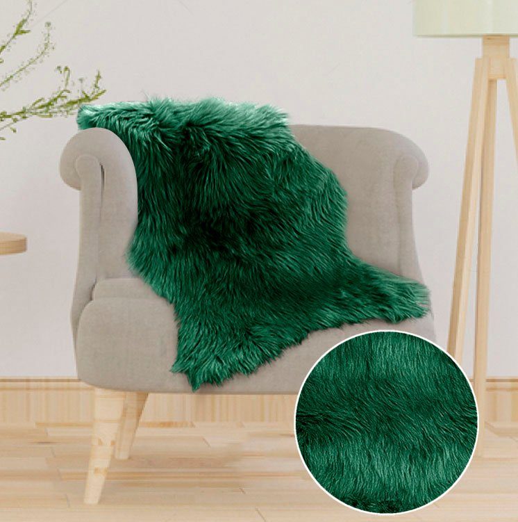 my home Hochflor-Teppich Valeria Fellteppich kuschelig, günstig online kaufen