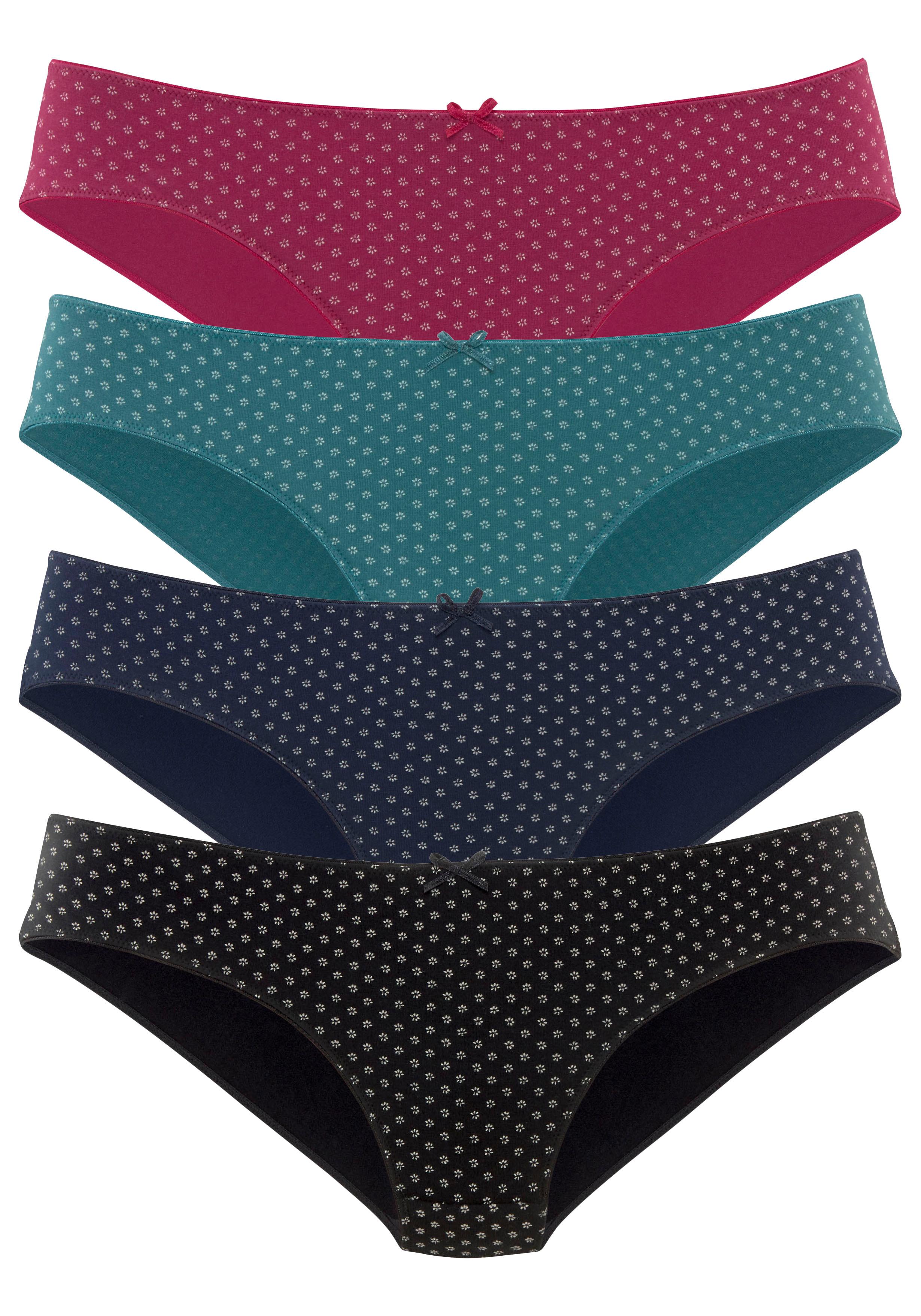 s.Oliver Bikinislip, (4er-Pack), aus elastischer Baumwolle günstig online kaufen