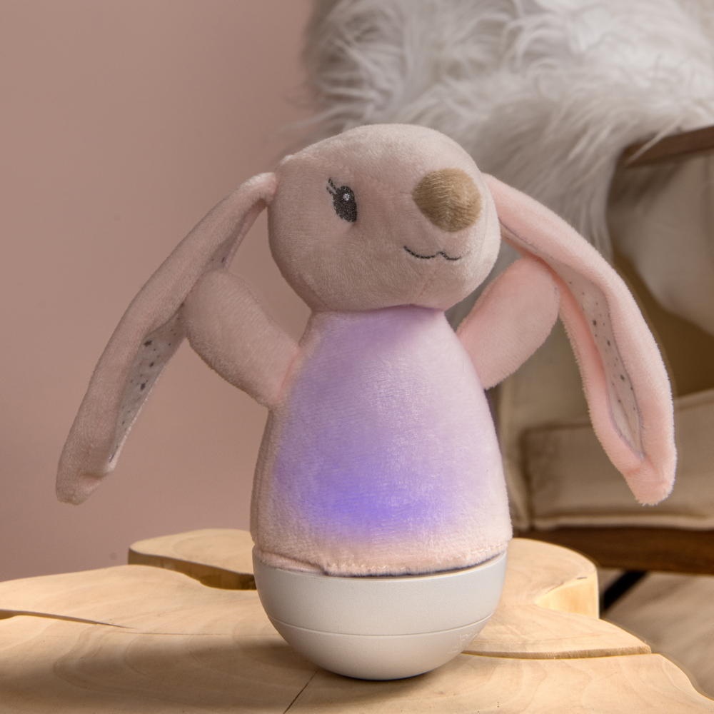 LED Akku Tischleuchte Dolly in Rosa und Grau 3W 20lm günstig online kaufen