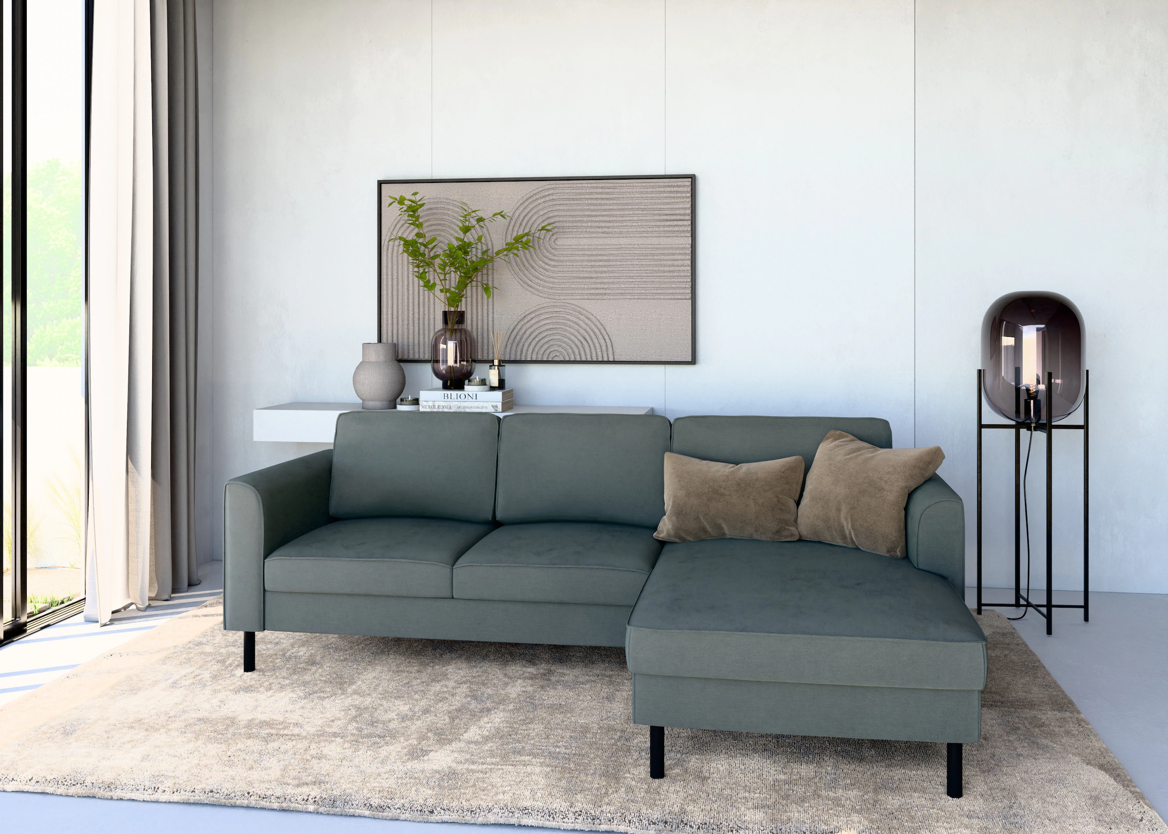 Home affaire Ecksofa »Booster Couch wahlweise mit Schlaffunktion und Bettka günstig online kaufen