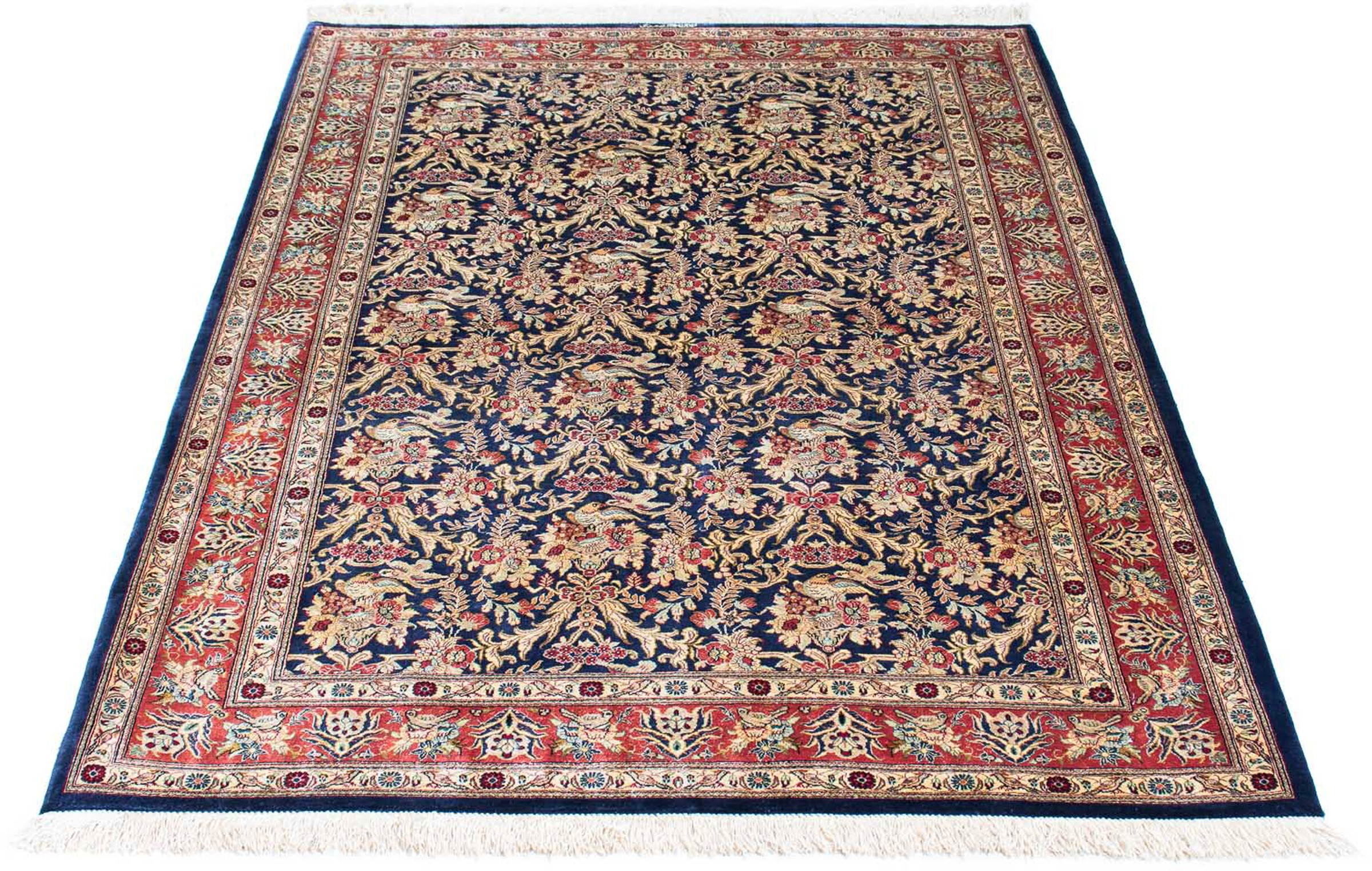 morgenland Orientteppich »Perser - Ghom - 154 x 103 cm - dunkelblau«, recht günstig online kaufen