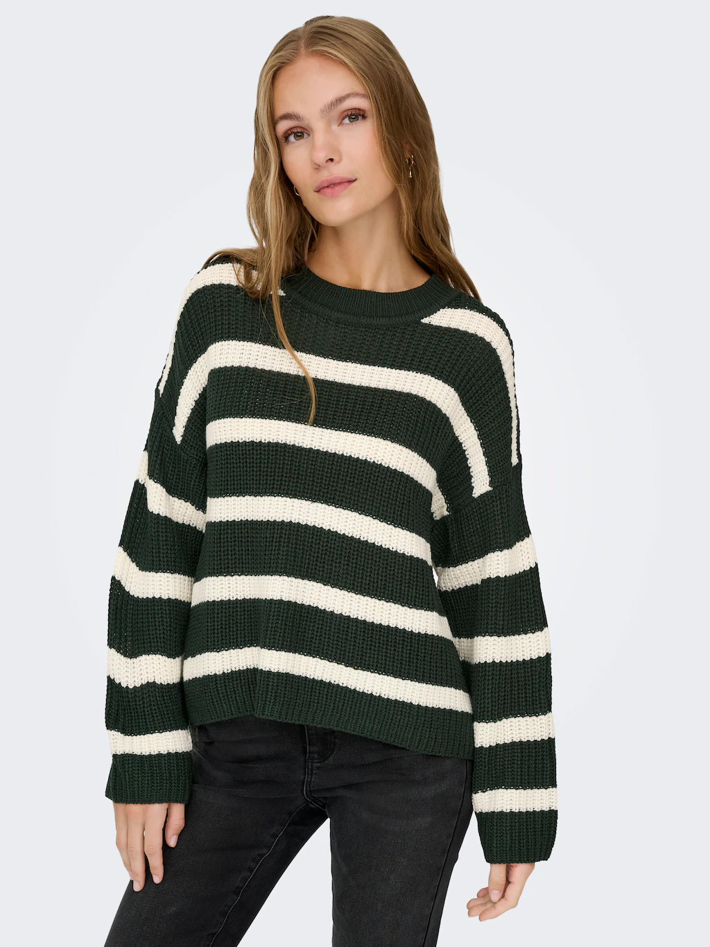 JDY Strickpullover "JDYJUSTY L/S STRIPE PULLOVER KNT NOOS" günstig online kaufen
