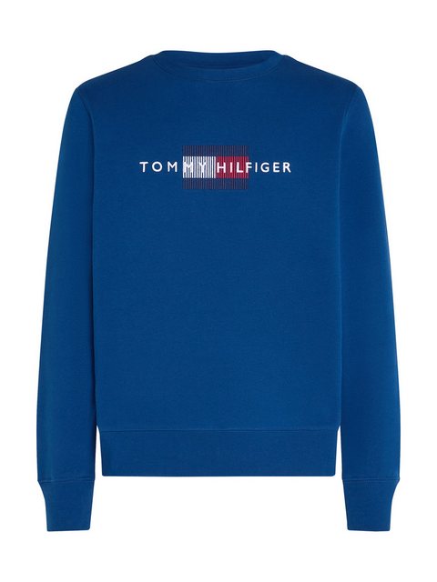 Tommy Hilfiger Sweatshirt HILFIGER FLAG EMBRO SWEATSHIRT mehrfarbige Sticke günstig online kaufen